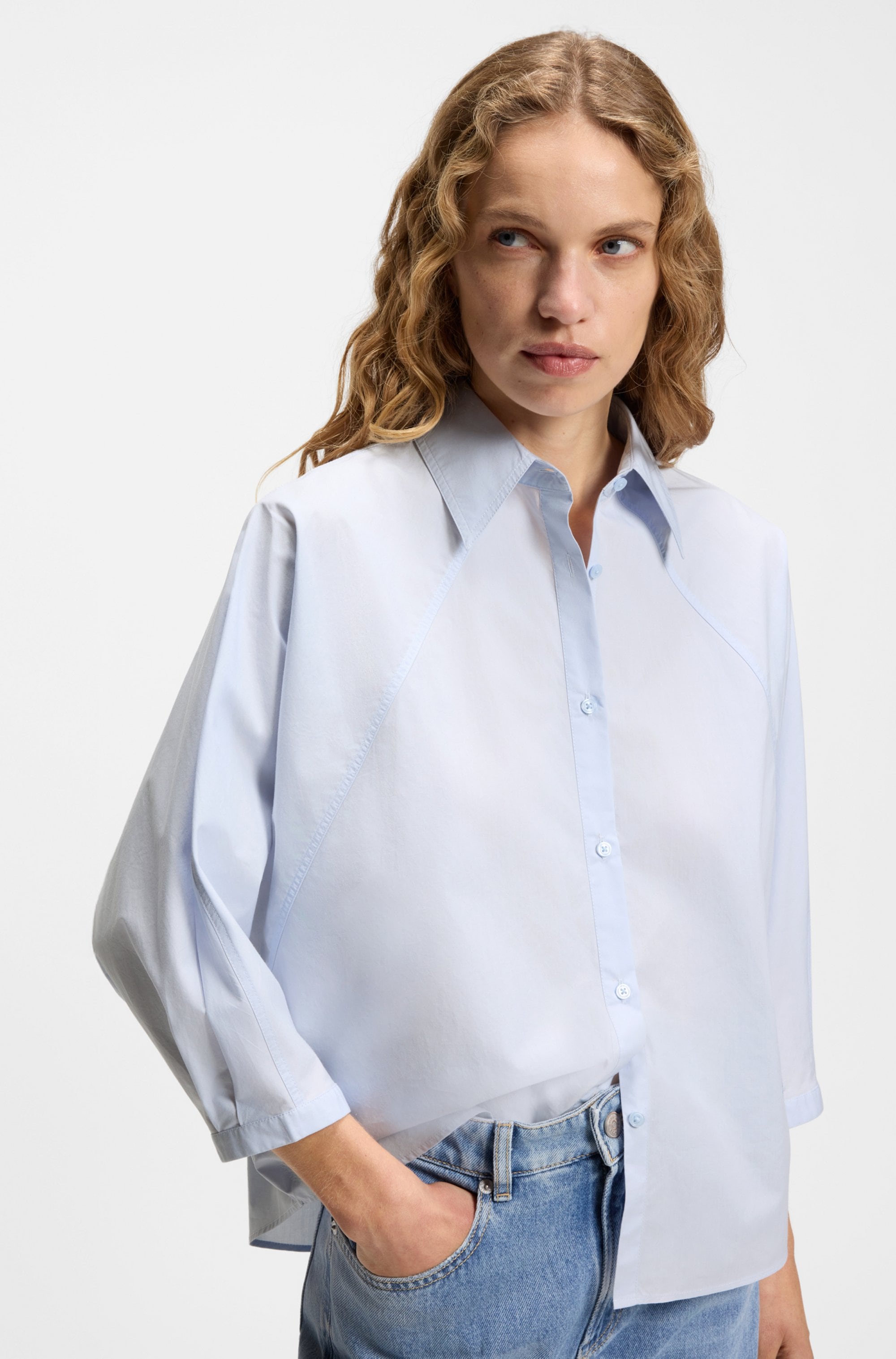 BOSS ORANGE Hemdbluse »Belenta Premium Damenmode«