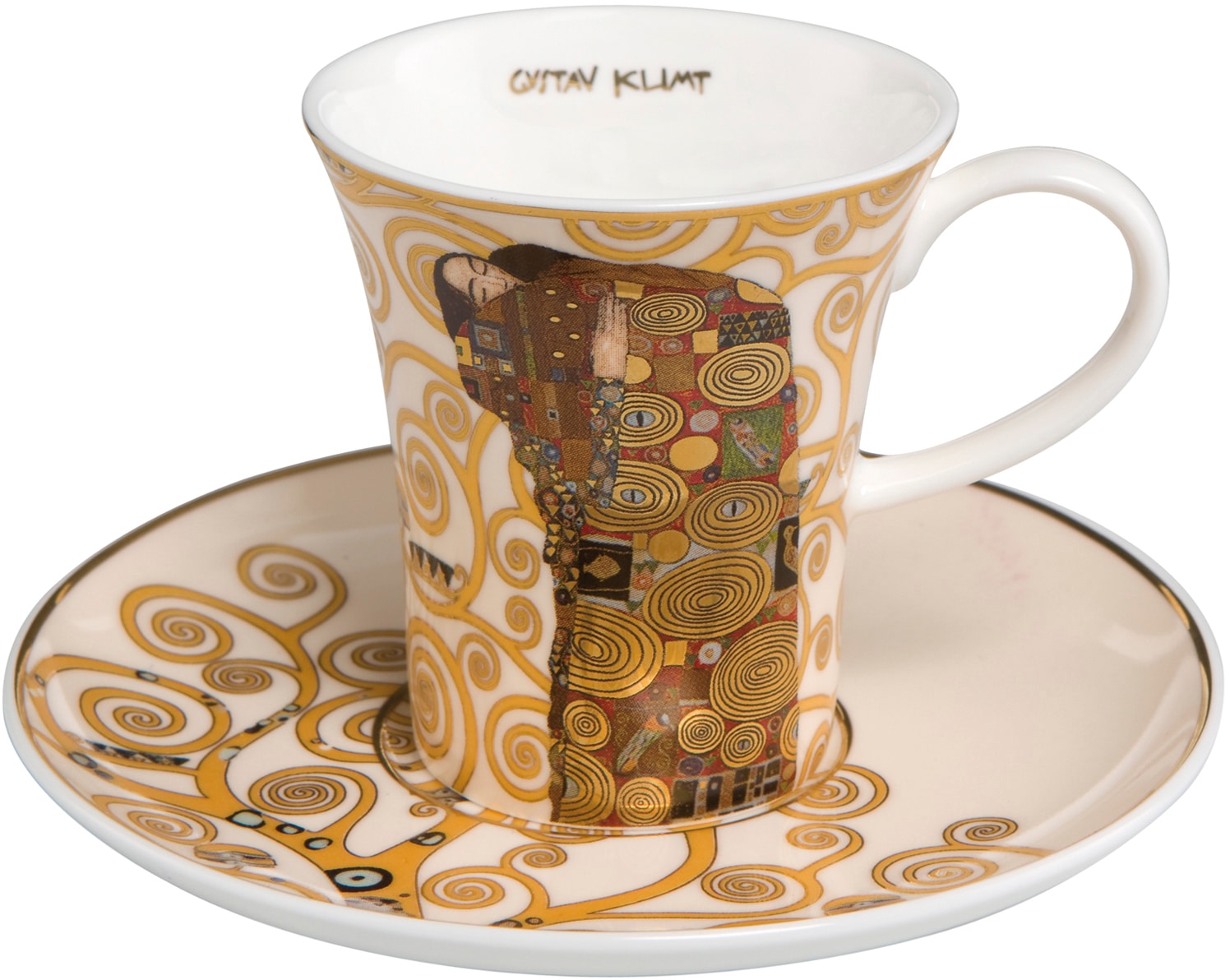 Espressotasse »Die Erfüllung«, von Gustav Klimt