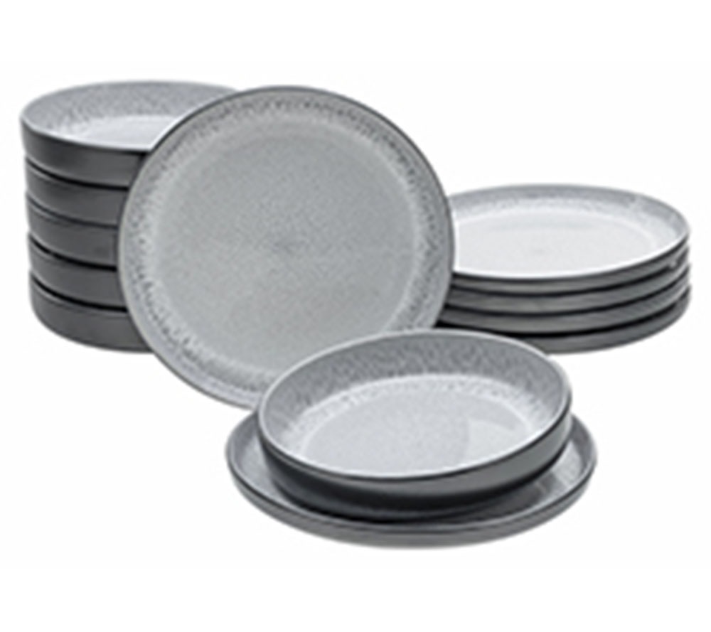 CreaTable Teller-Set »Nordic Fjord«, (Set, 12 tlg.), Tafelservice, 6 Speise günstig online kaufen