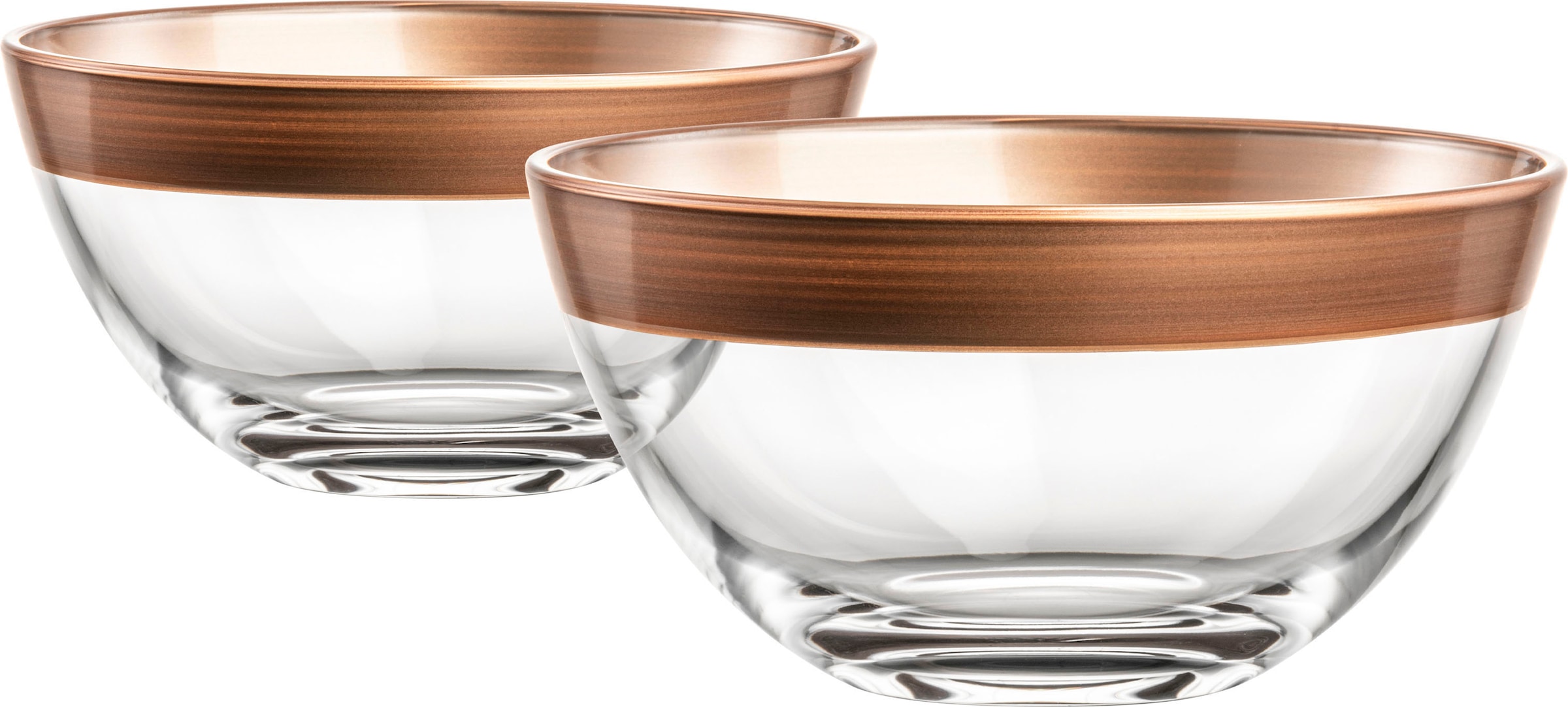 Eisch Müslischale »KAYA COPPER«, 2 tlg., aus Kristallglas, im Geschenkkarto günstig online kaufen