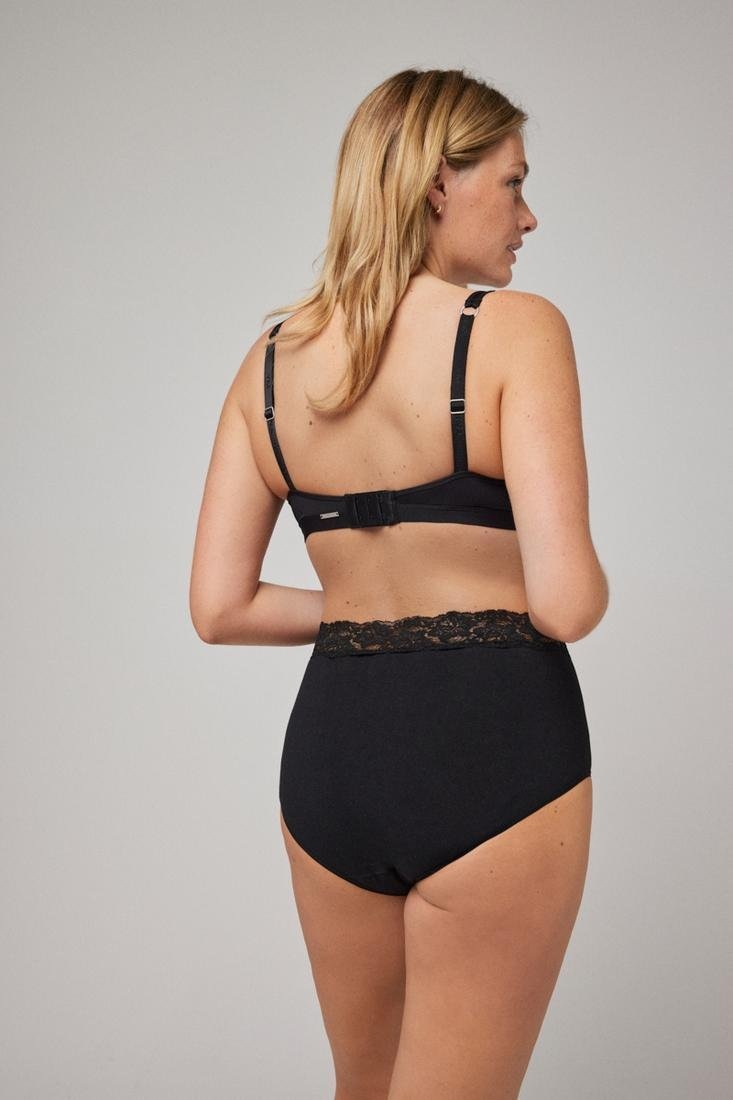 YSABEL MORA Shapingslip 3er Pack,  Baumwollmix, elastisch, leichter Shape-Effekt, Spitze