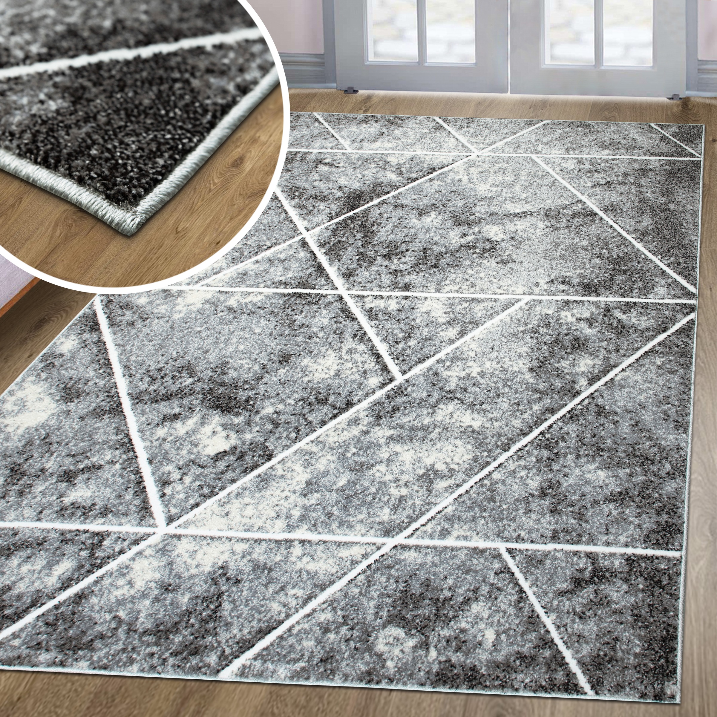 my home Teppich »Kimly«, rechteckig, 9 mm Höhe, mit besonders weichem Flor, günstig online kaufen