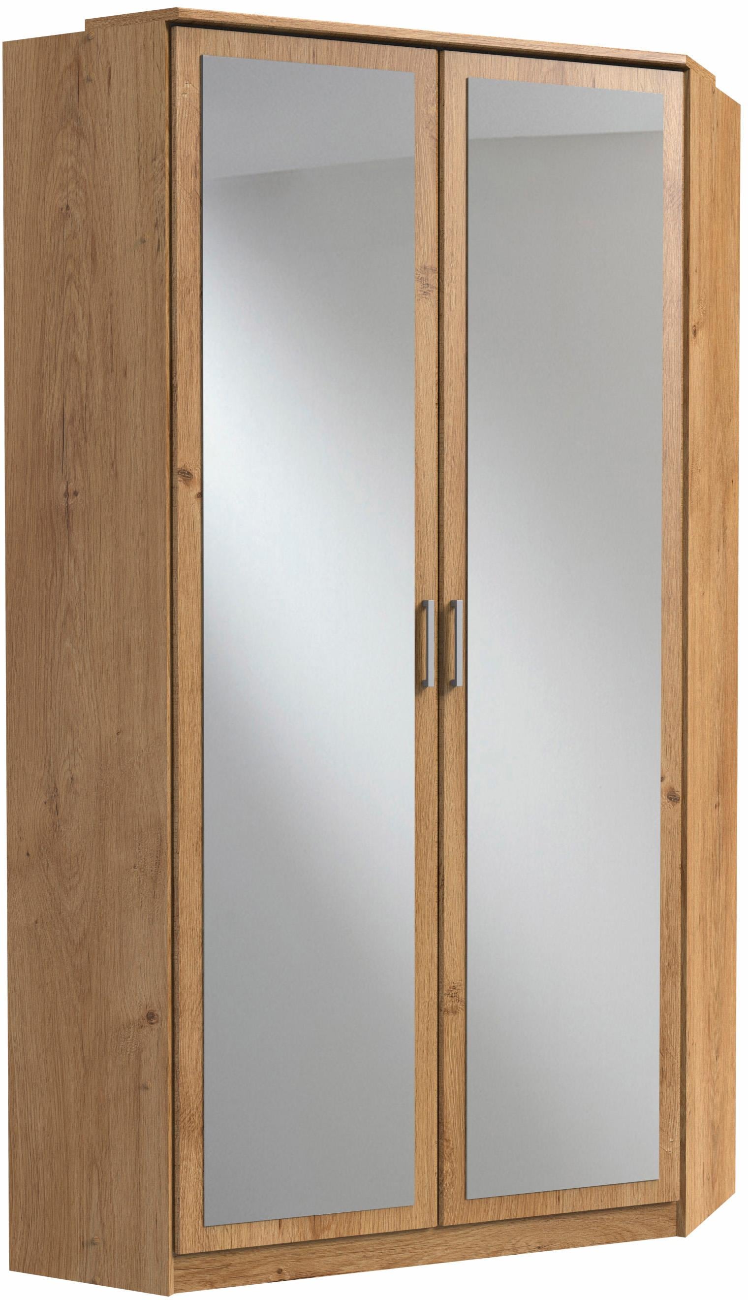 Wimex Eckkleiderschrank »Click«, mit bestellen 2 Spiegeltüren Rechnung auf