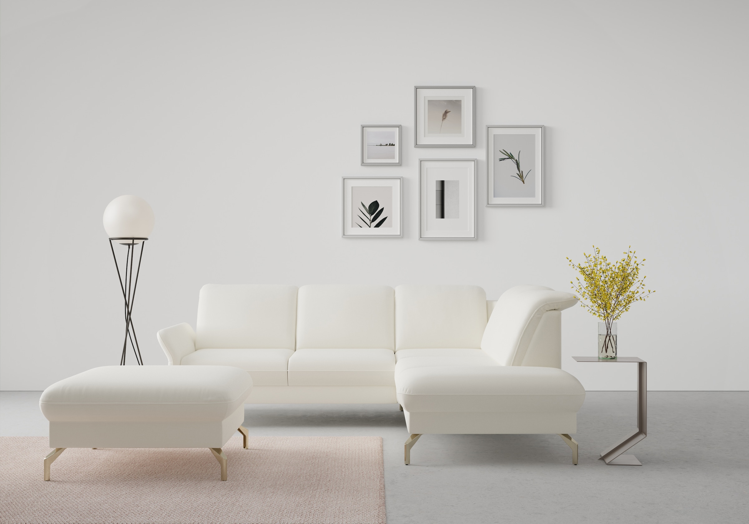 sit&more Ecksofa »Fashion L-Form«, wahlweise mit Kopfteilverstellung, Vorzi günstig online kaufen