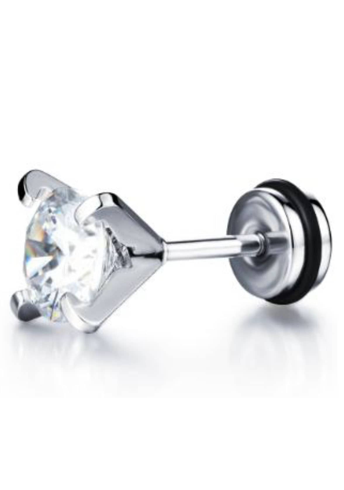 Firetti Single-Ohrstecker »Schmuck Geschenk Ohrschmuck einzeln Glamour«, mit Zirkonia (synth.)