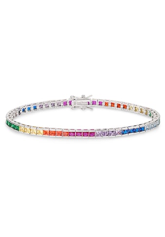 Armband »Schmuck Geschenk Silber 925 Armschmuck Tennisarmband Regenbogen«