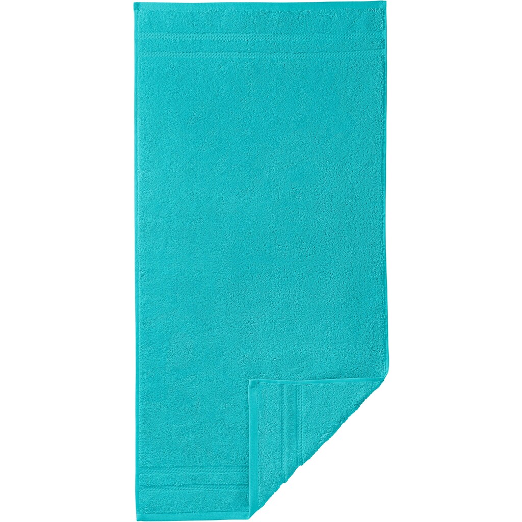 Egeria Handtuch »Micro Touch«, (2 St.), Uni Programm mit Streifenbordüre, sehr weich, extrem saugfähig und flauschig, reine Baumwolle
