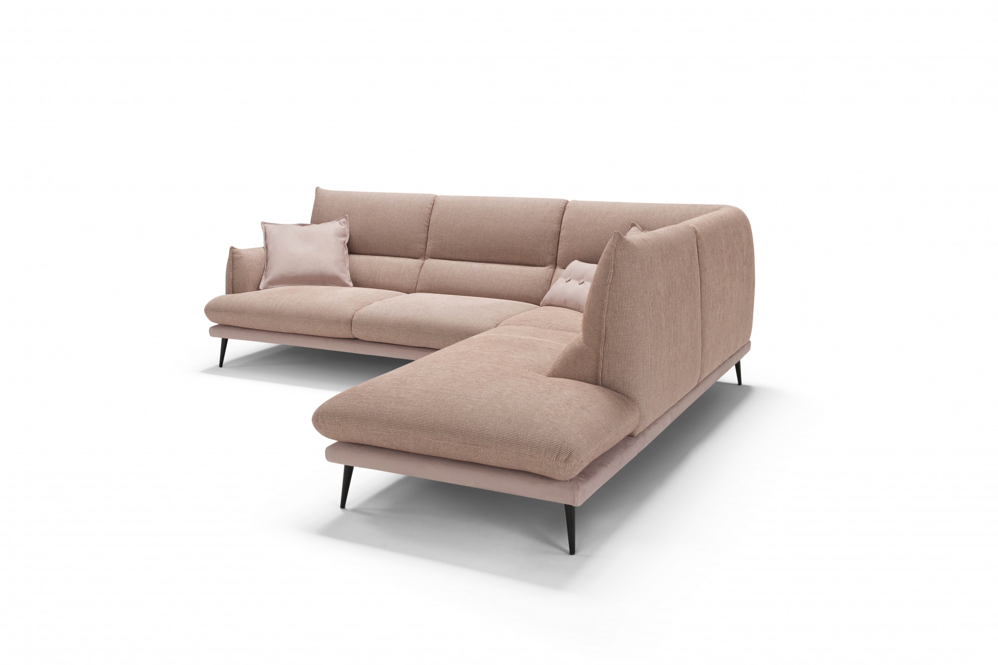 Egoitaliano Ecksofa »FUNNY, hochwertiges und aktuelles Design, bequeme Rückenlehne« toller Sitzkomfort, L-Form
