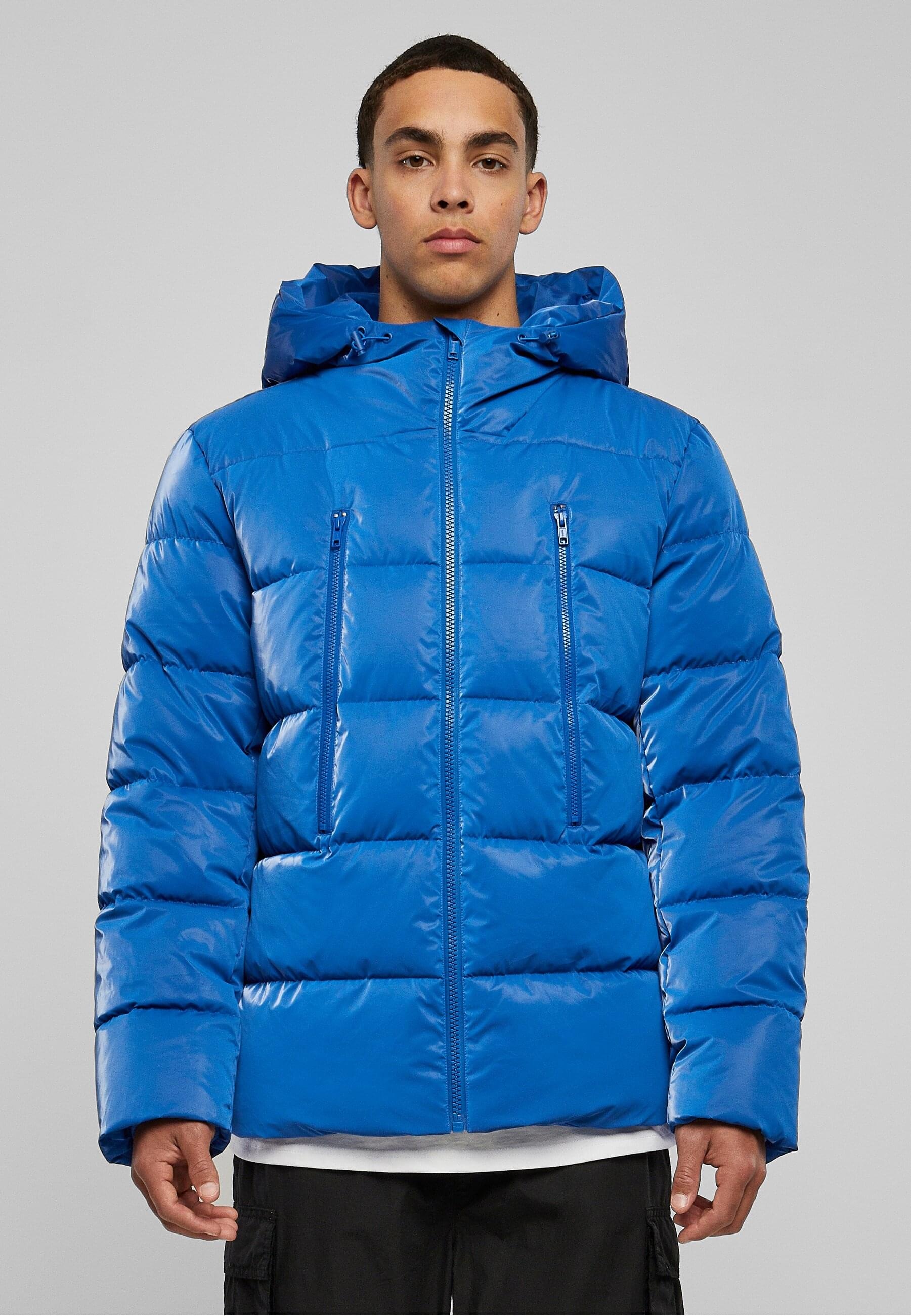 URBAN CLASSICS Allwetterjacke »Urban Classics Herren Shark Skin Puffer Jacket« 1 Stk. tlg. mit Kapuze
