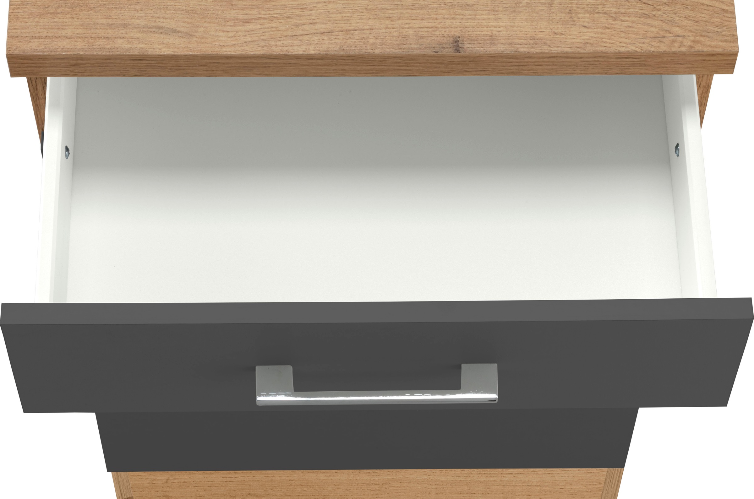 KOCHSTATION Unterschrank »KS-Colmar«, 50 cm, mit Metallgriff, für viel Stauraum