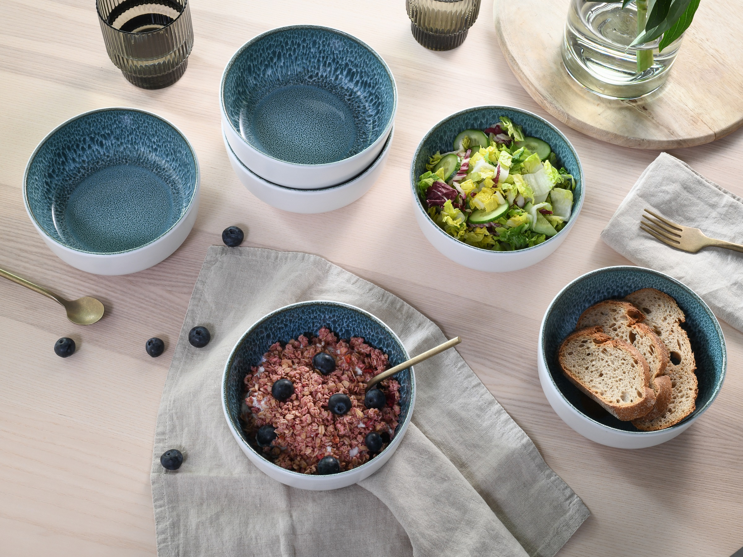 my home Müslischale »modernes Schüssel-Set Nydala, Geschirr-Set, Bowl« 6 St günstig online kaufen