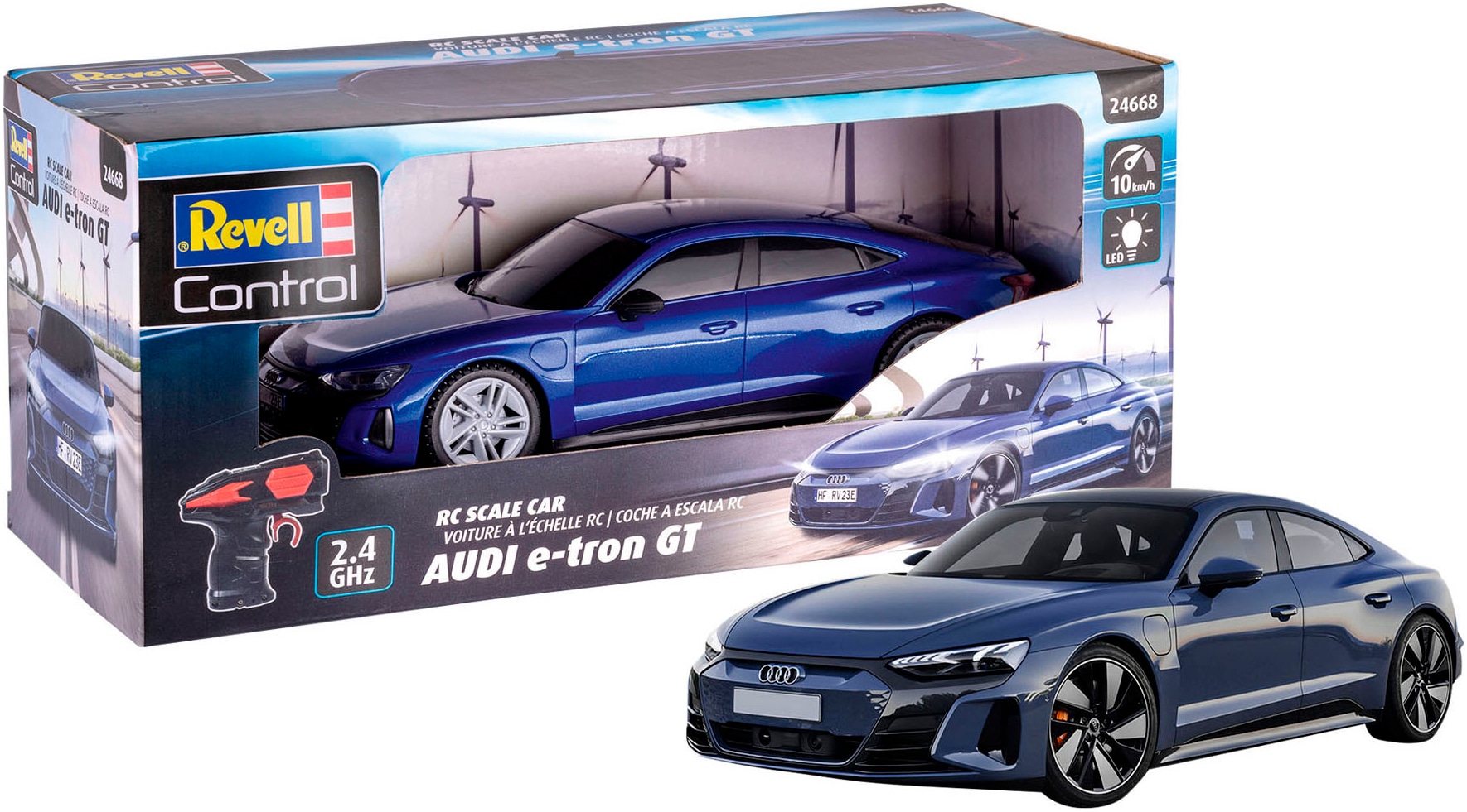 Revell® RC-Auto »Revell® control, Audi e-tron GT, 2,4 GHz«, mit Licht
