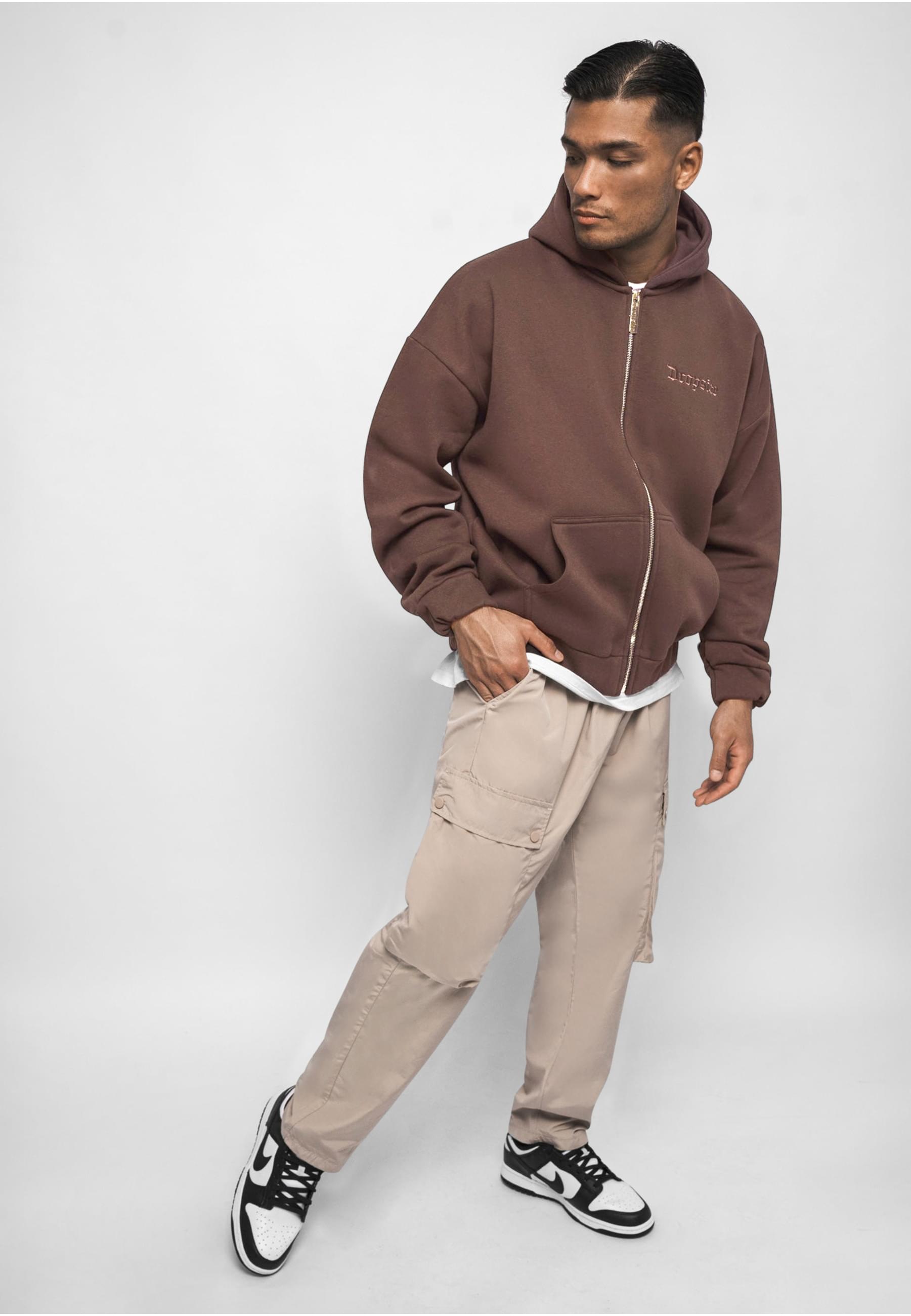 Dropsize Sweatjacke »Dropsize Herren Super Heavy Oversized Zip-Hoodie«