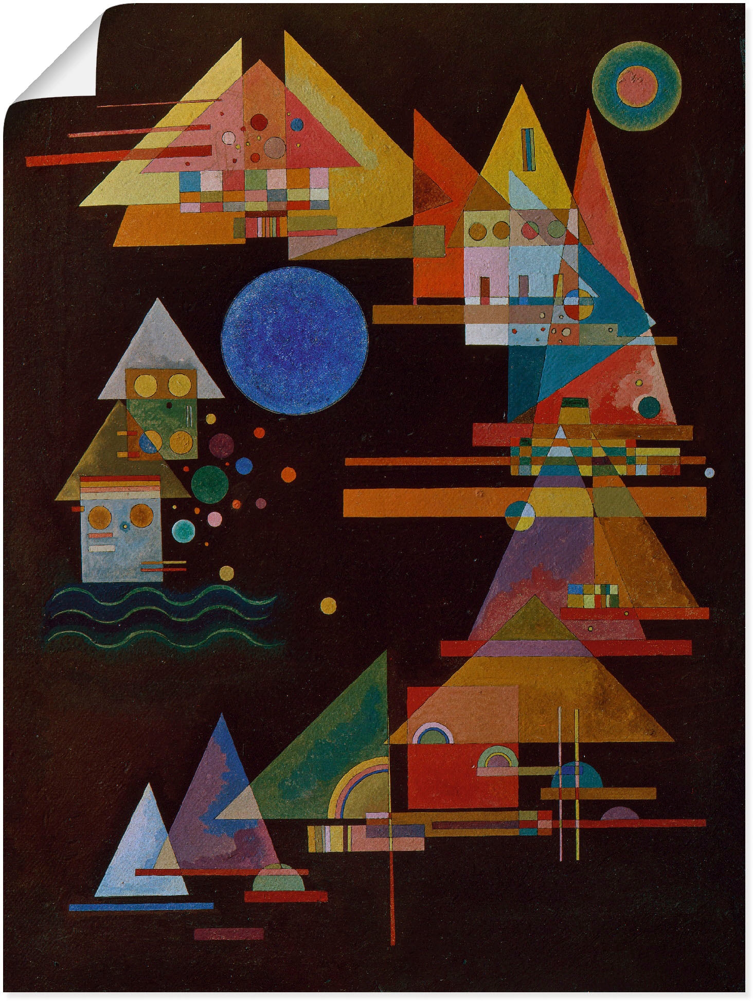 Artland Kunstdruck »Spitzen im Bogen. 1927«, Muster, (1 St.), als Leinwandbild, Wandaufkleber oder Poster in versch. Größen