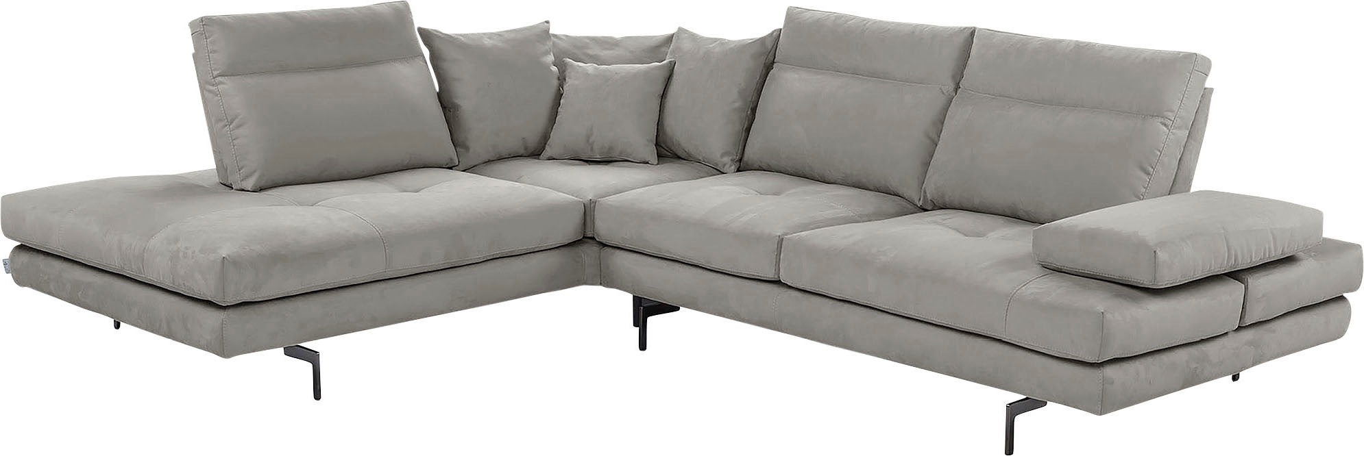 CALIA ITALIA Ecksofa »Toby Wing, Komfortsofa mit Sitzkomfort der Extraklass günstig online kaufen