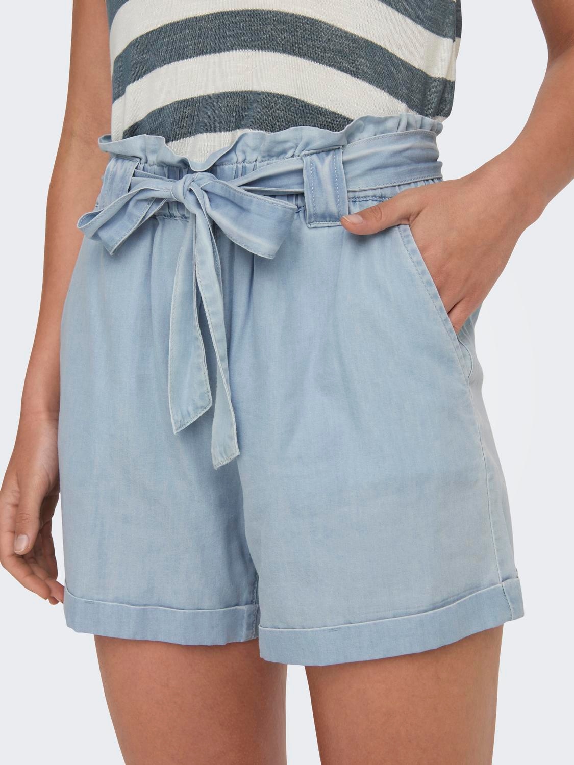 ONLY Shorts »ONLBEA SMILLA HW PB LOOSE DNM SHORTS«, im Denim Look