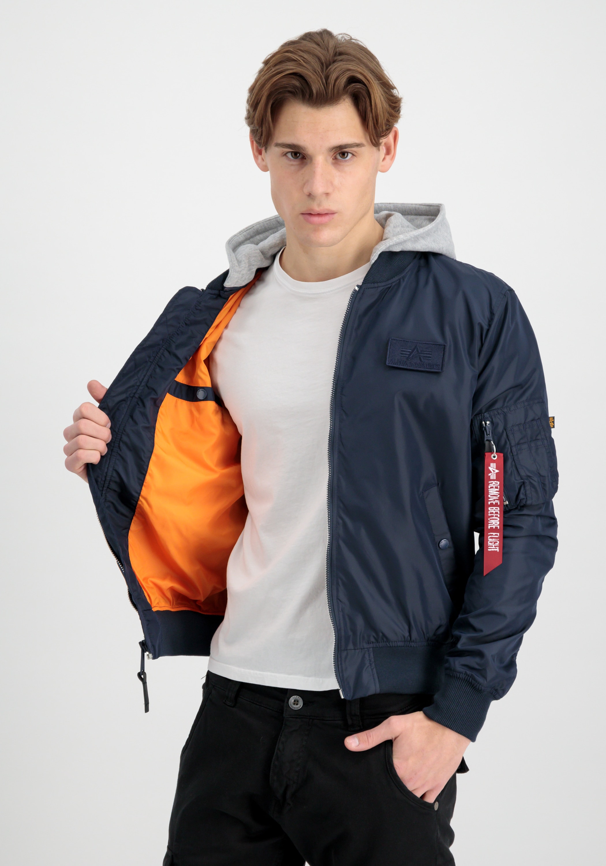 Alpha Industries Bomberjacke »Alpha Industries Men - Bomber Jackets MA-1 TT Hood BP Ref.«