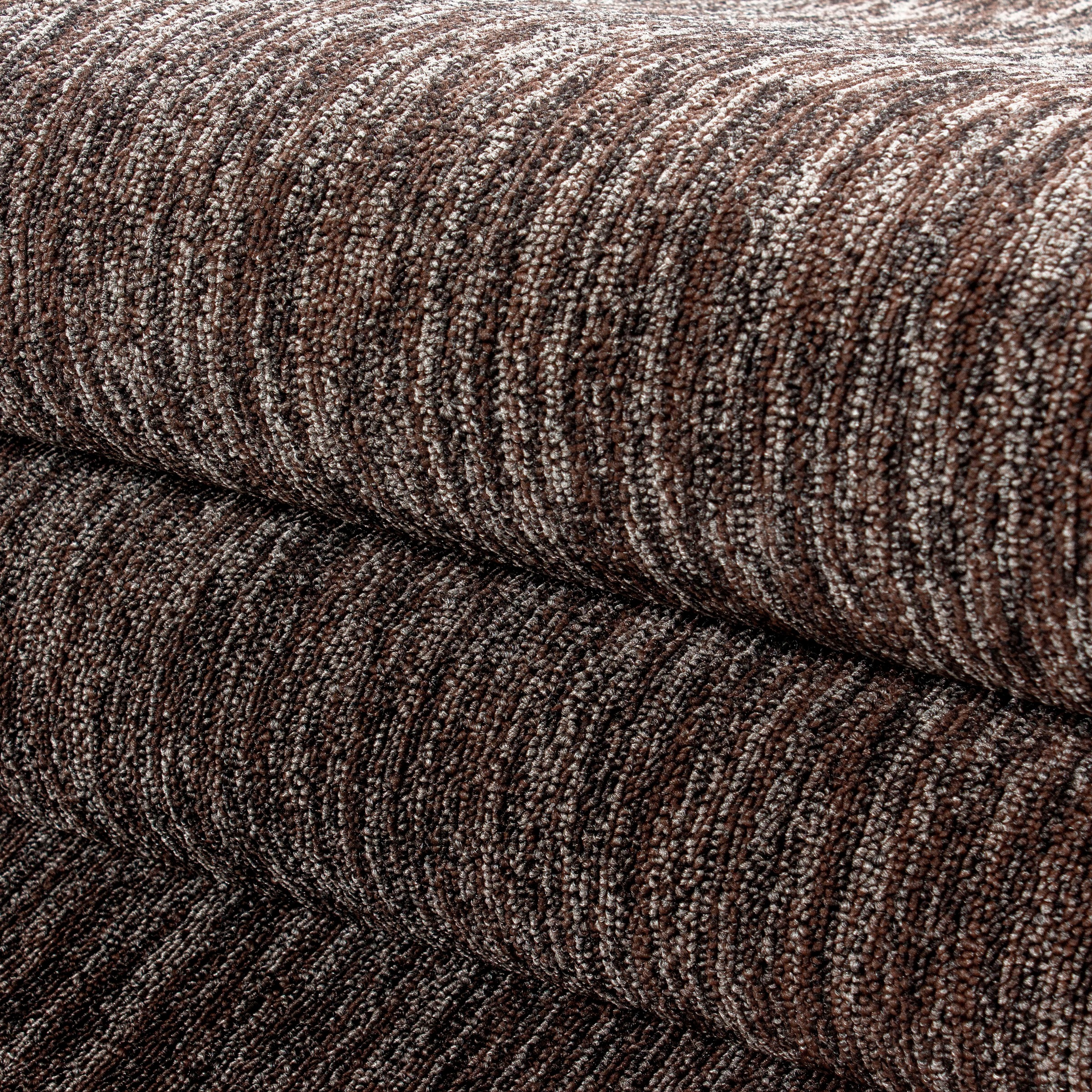 Ayyildiz Teppiche Teppich »Nizza 1800 Kurzflorteppich«, rund, 6 mm Höhe, pflegeleicht, leicht melierter Kurzflor, ringsum gekettelt, Wohnzimmer