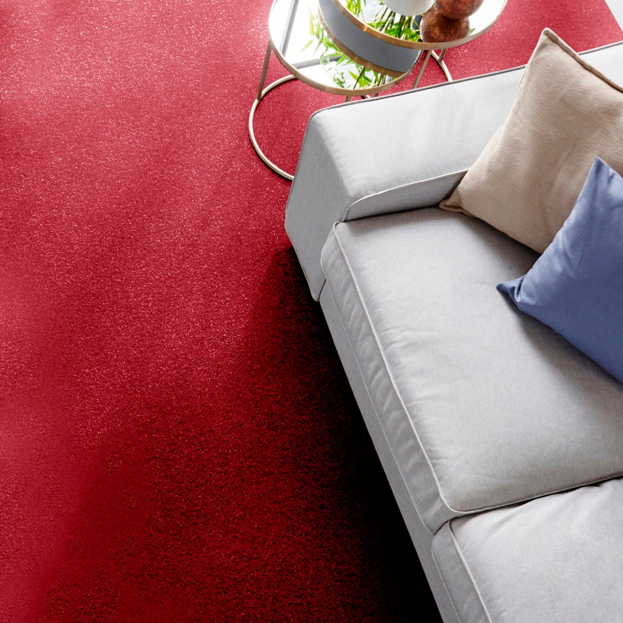 Andiamo Teppichboden »Kira, Velours, Made in Belgium«, rechteckig, 8 mm Höh günstig online kaufen