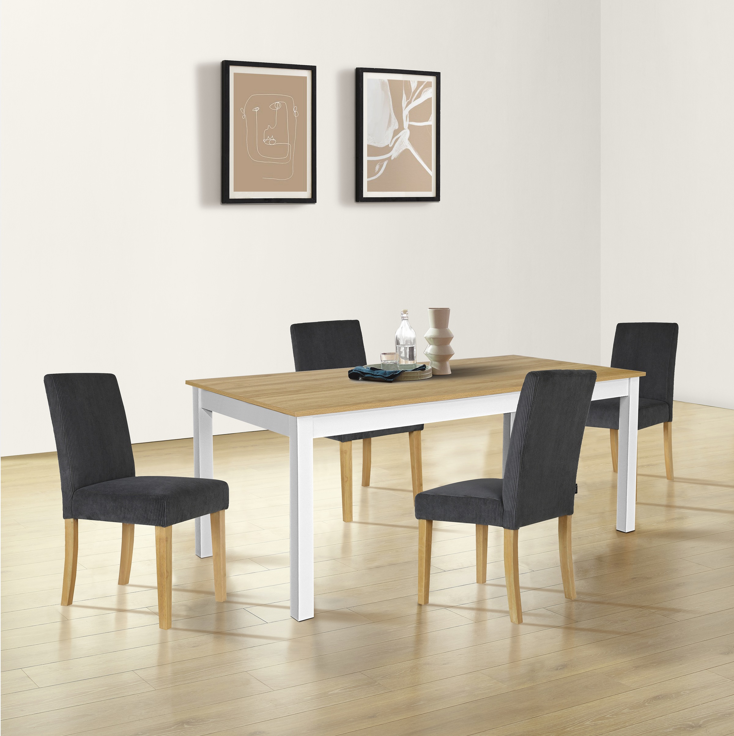 Home affaire Esszimmerstuhl »Winikon, TOPSELLER!«, (Set), 2 St., Cord, Mass günstig online kaufen