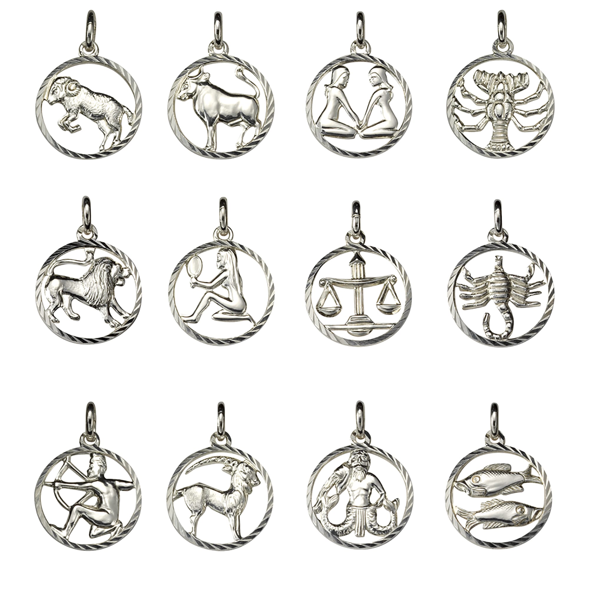Vivance Kettenanhänger »925/- Sterling Silber Sternzeichen Löwe«