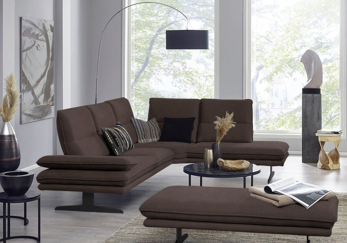 W.SCHILLIG Ecksofa "broadway, Designsofa, mit tollem Sitzkomfort, L-Form", günstig online kaufen