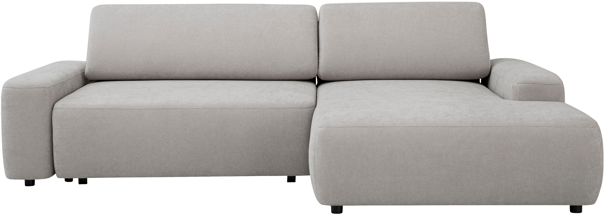 INOSIGN Ecksofa »TORGE (264cm), Schlafsofa in Cord, Samtvelours o Struktur günstig online kaufen