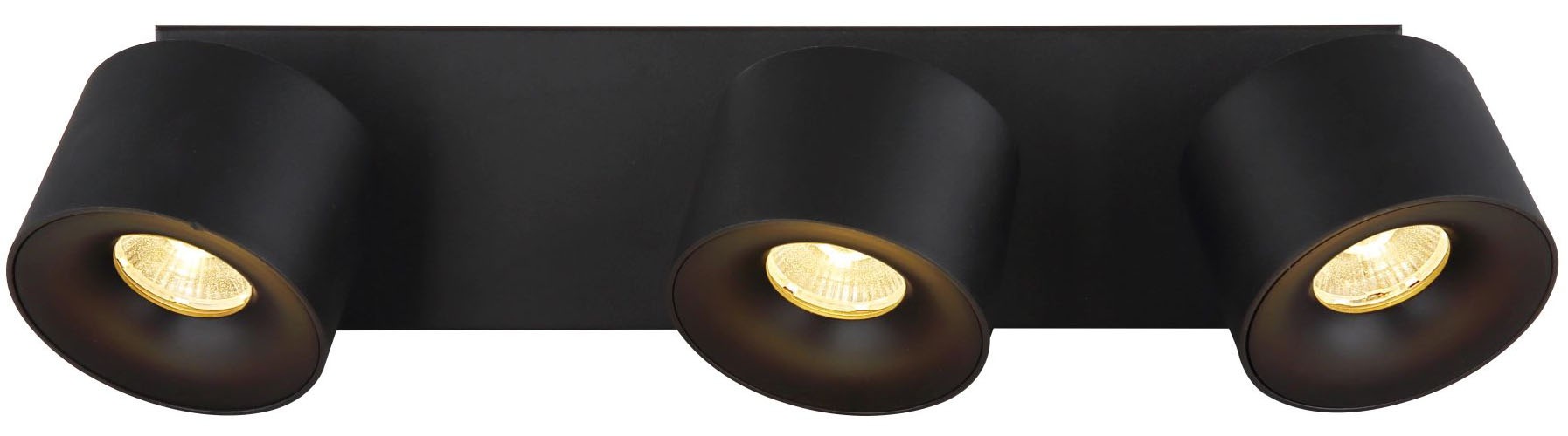 GLOBO LIGHTING LED Deckenstrahler »RAE«, 3 flammig, Leuchtmittel LED-Modul | LED fest integriert, mit schwenkbare und runde -zylindrischen LED-Strahlern