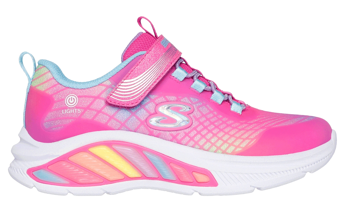 Skechers Sneaker »RAINBOW CRUISERS«, Kinderschuh mit Farbverlauf, Größenschablone zum Download
