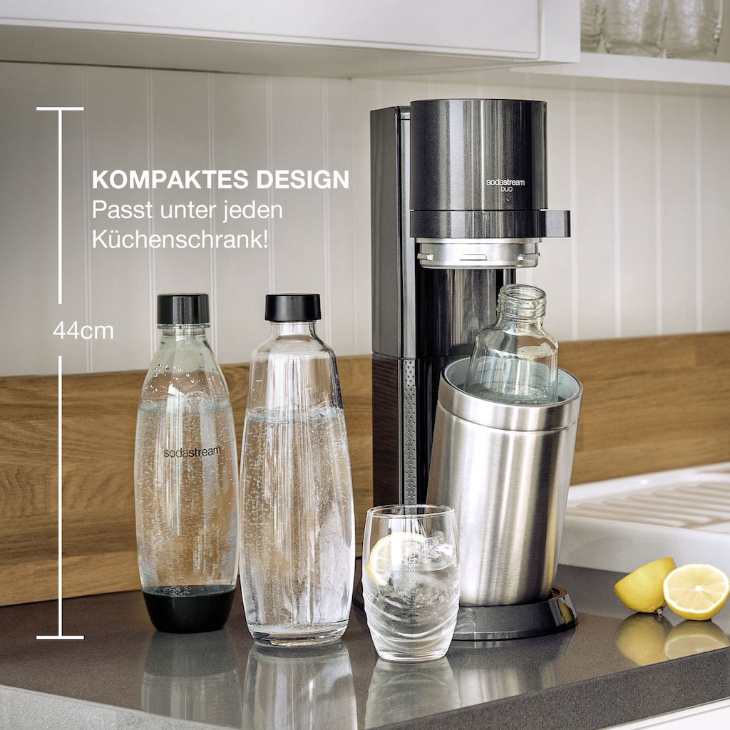 SodaStream Wassersprudler »DUO Vorteilspack«, (Set, 6 tlg.)