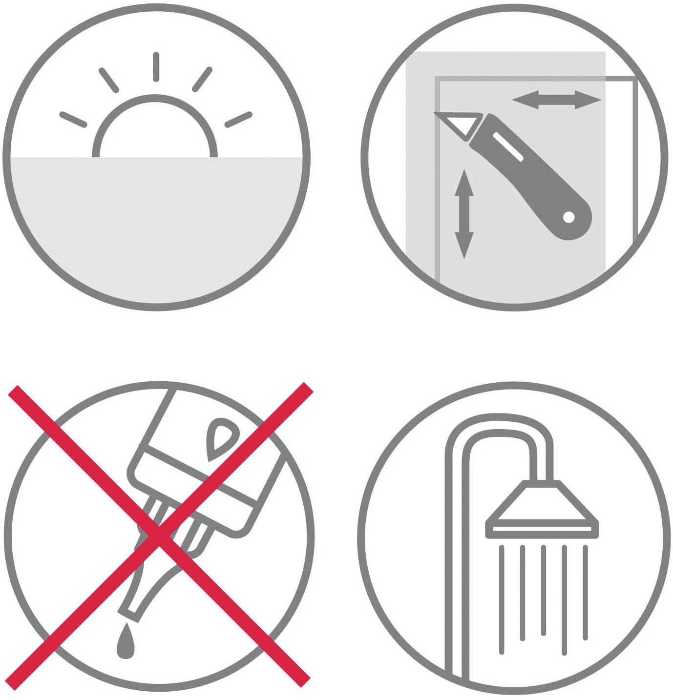 GARDINIA Fensterfolie »Statische Deko-Folie X-Mas Stadt halbtransparent 20 x 150 cm« 1 Stk. halbtransparent statisch haftend halbtransparent