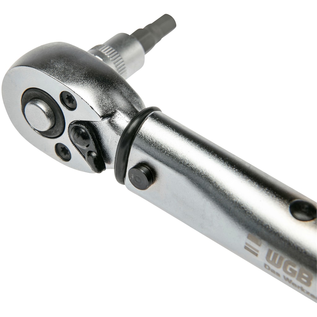 WGB Das Werkzeug Drehmomentschlüssel, für verschraubungen am Fahrrad und Motorrad