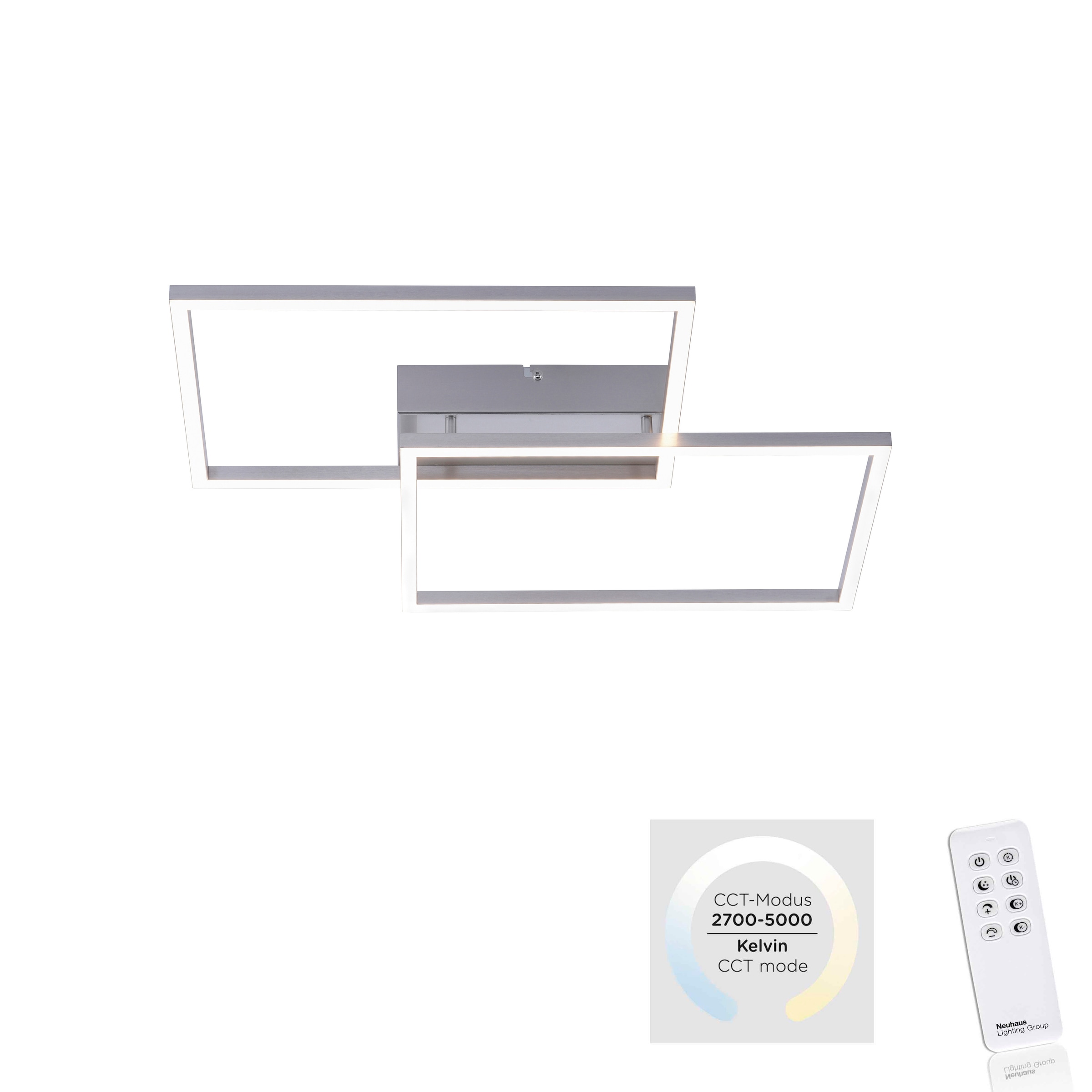 Deckenleuchte »IVEN«, 2 flammig-flammig, LED, CCT - tunable white, Infrarot inkl.,...