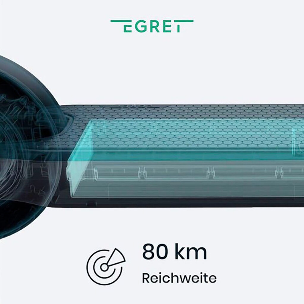Egret E-Scooter »Egret Pro«, 20 km/h