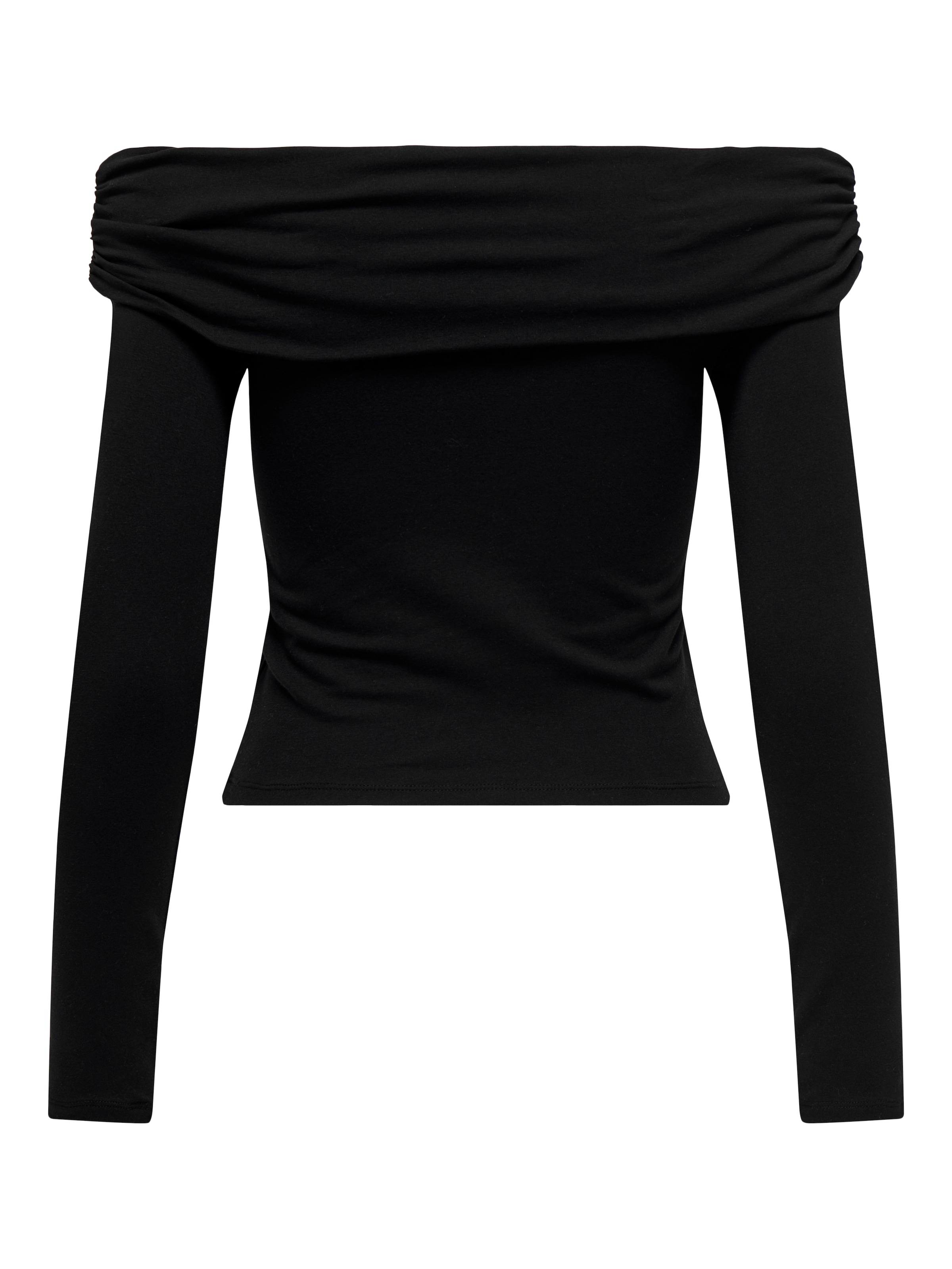 ONLY Langarmshirt »ONLLIVE LOVE L/S OFF SHOULDER CS TOP« Baumwollmischung, regular fit, cropped fit, schulterfrei