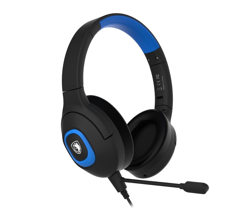 Sades Gaming-Headset »Shaman SA-724 Gaming Headset, schwarz/blau, USB, kabe günstig online kaufen