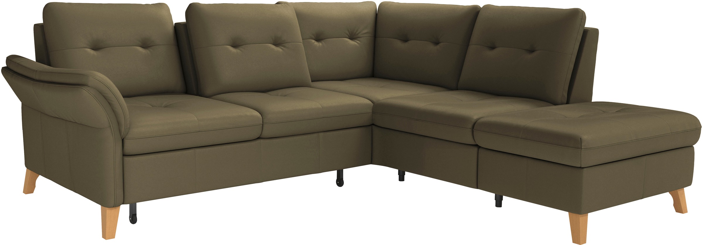 sit&more Ecksofa »Göteborg«, inkl. Sitztiefenverstellung, wahlweise mit Bettfunktion & Bettkasten
