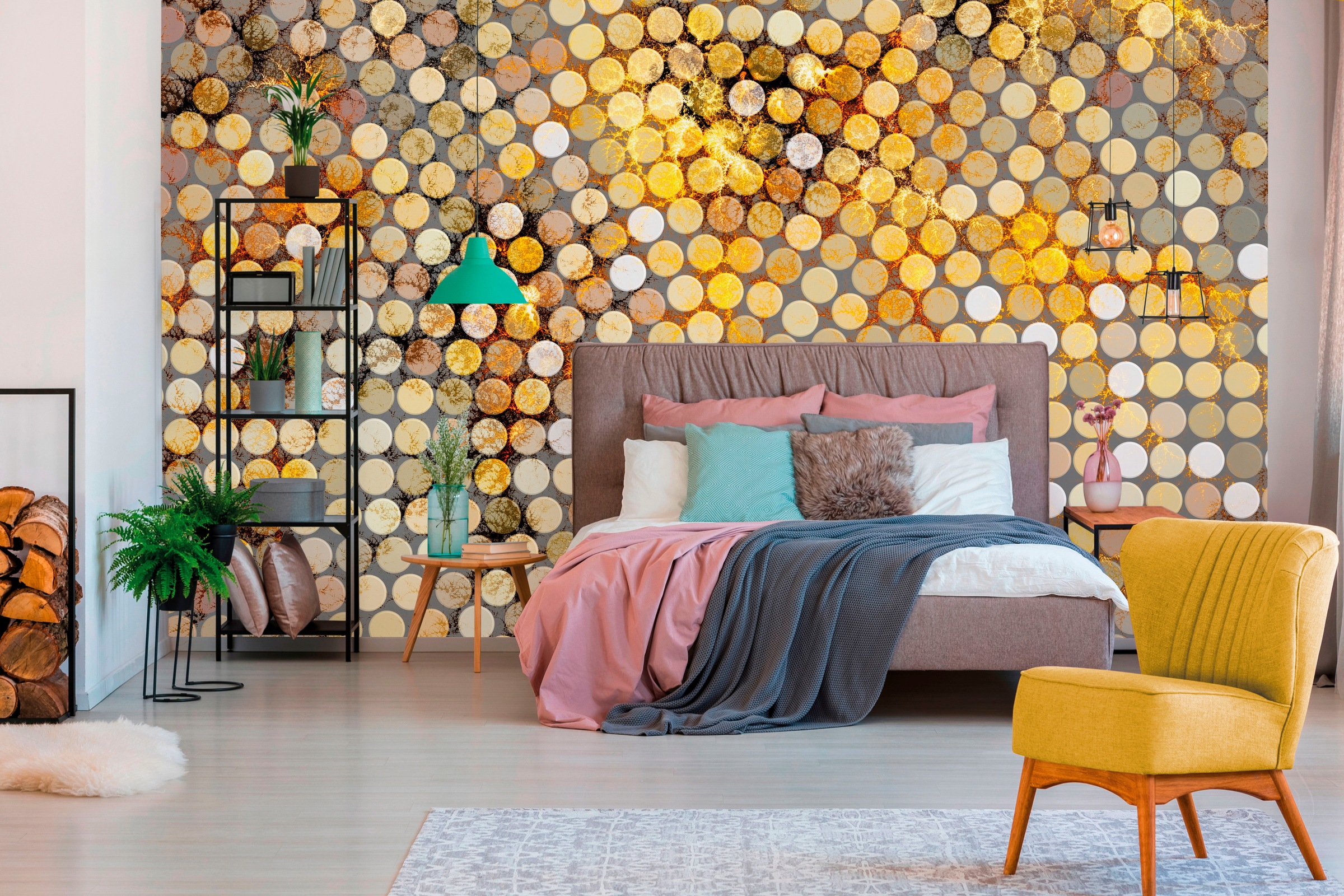 Architects Paper Fototapete »Atelier 47 Lavillia Orange« 3D-Optik glatt Vli günstig online kaufen