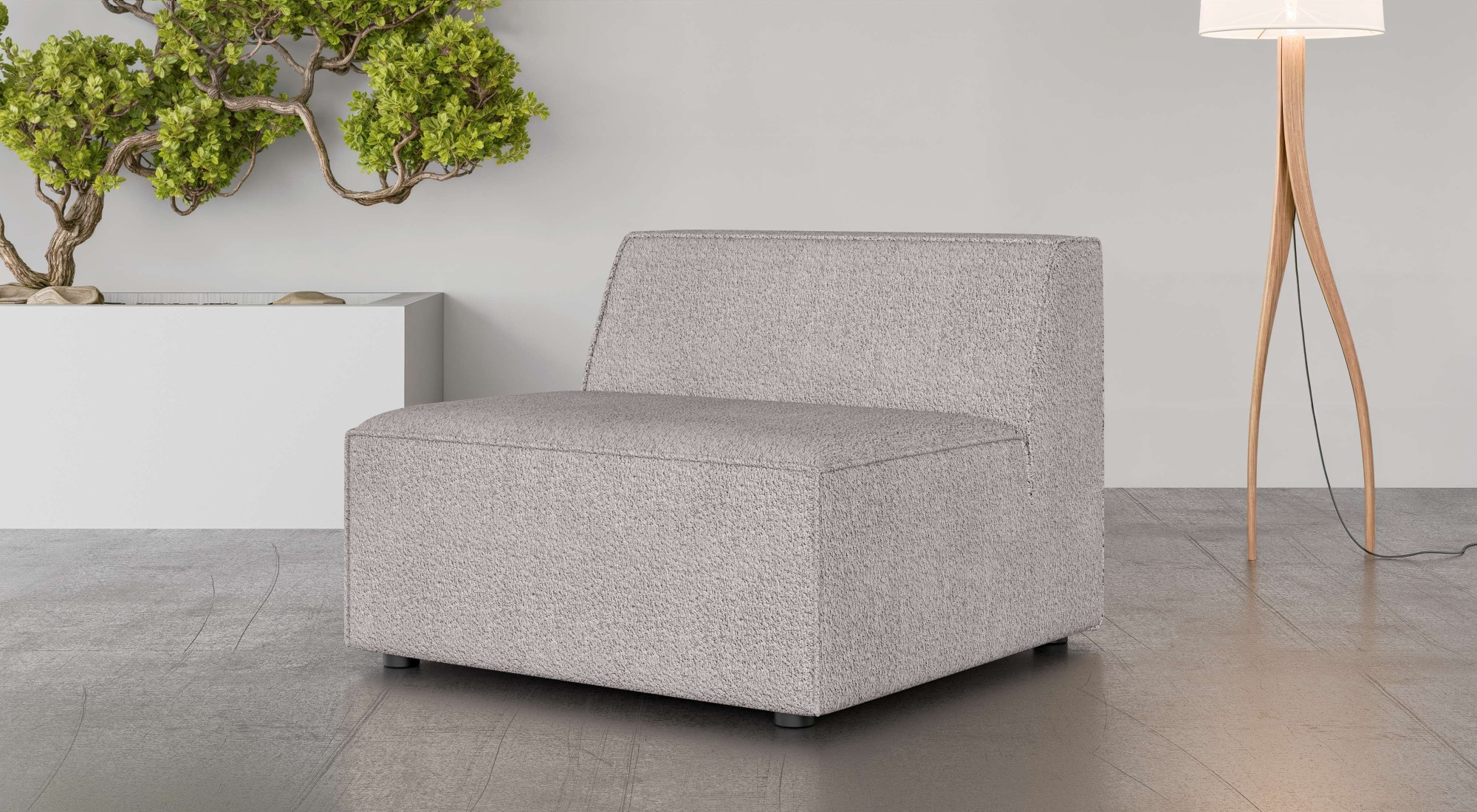 INOSIGN Sessel »Bequemer Sessel Cavan, Maße B/T/H: 90/90/72 cm«, ohne Armle günstig online kaufen