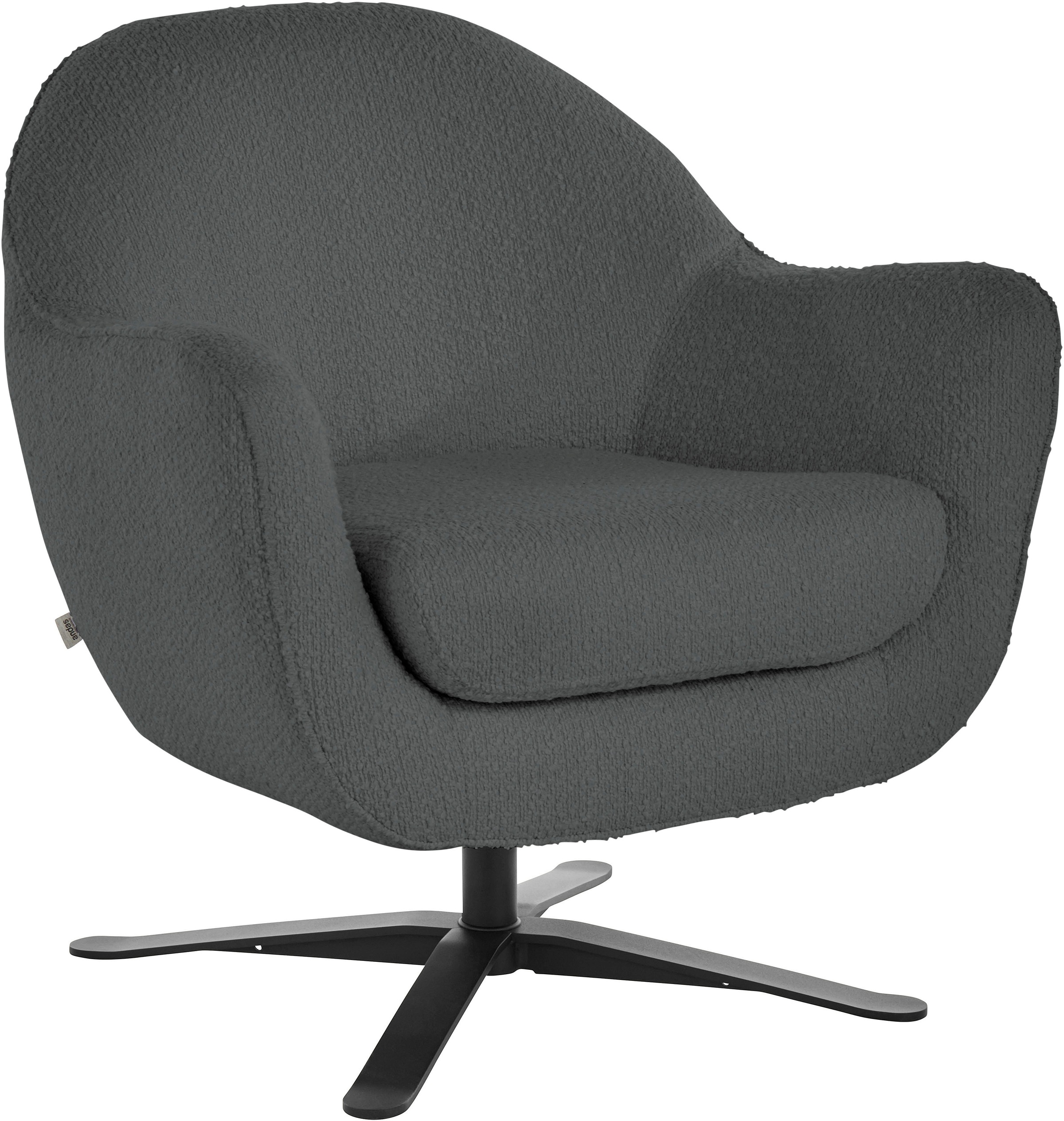 andas Drehsessel »Stavre, Loungesessel mit Drehfunktion«, in moderner Optik, mit elegantem Drehfuß