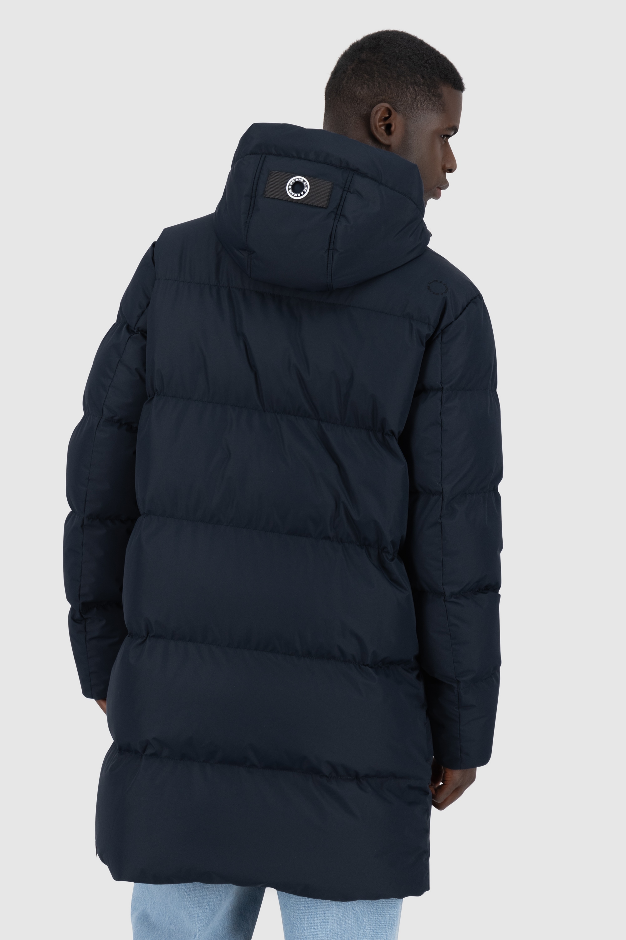 Alife & Kickin Steppjacke »Herren NinoAK A«, mit Kapuze, lange Jacke mit gefütterter Kapuze und bequemer Schnittform