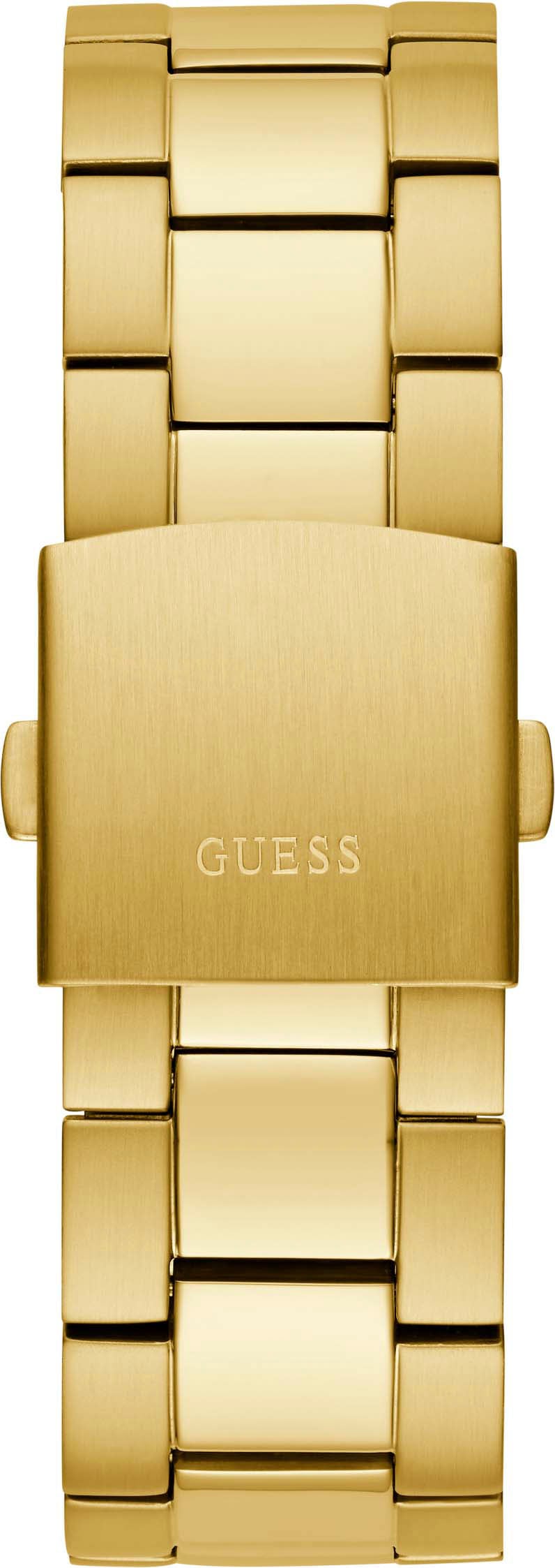 Guess Multifunktionsuhr »EDGE«, Armbanduhr, Quarzuhr, Herrenuhr