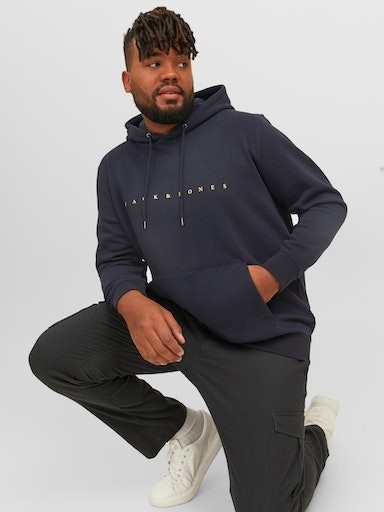 Jack & Jones PlusSize Kapuzensweatshirt »JJESTAR JJ SWEAT HOOD NOOS PLS«, mit Kängurutasche