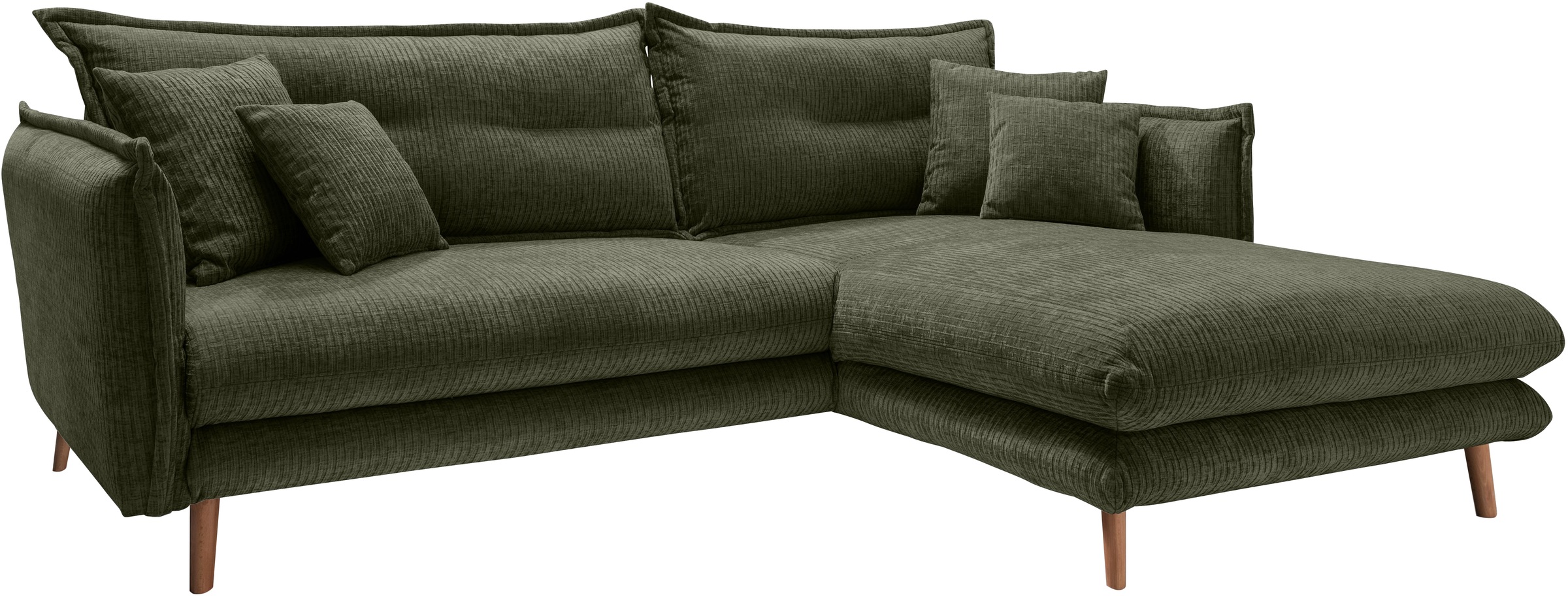 INOSIGN Ecksofa »Lazio modern und bequem, schmale Armlehnen, tolle Detailve günstig online kaufen