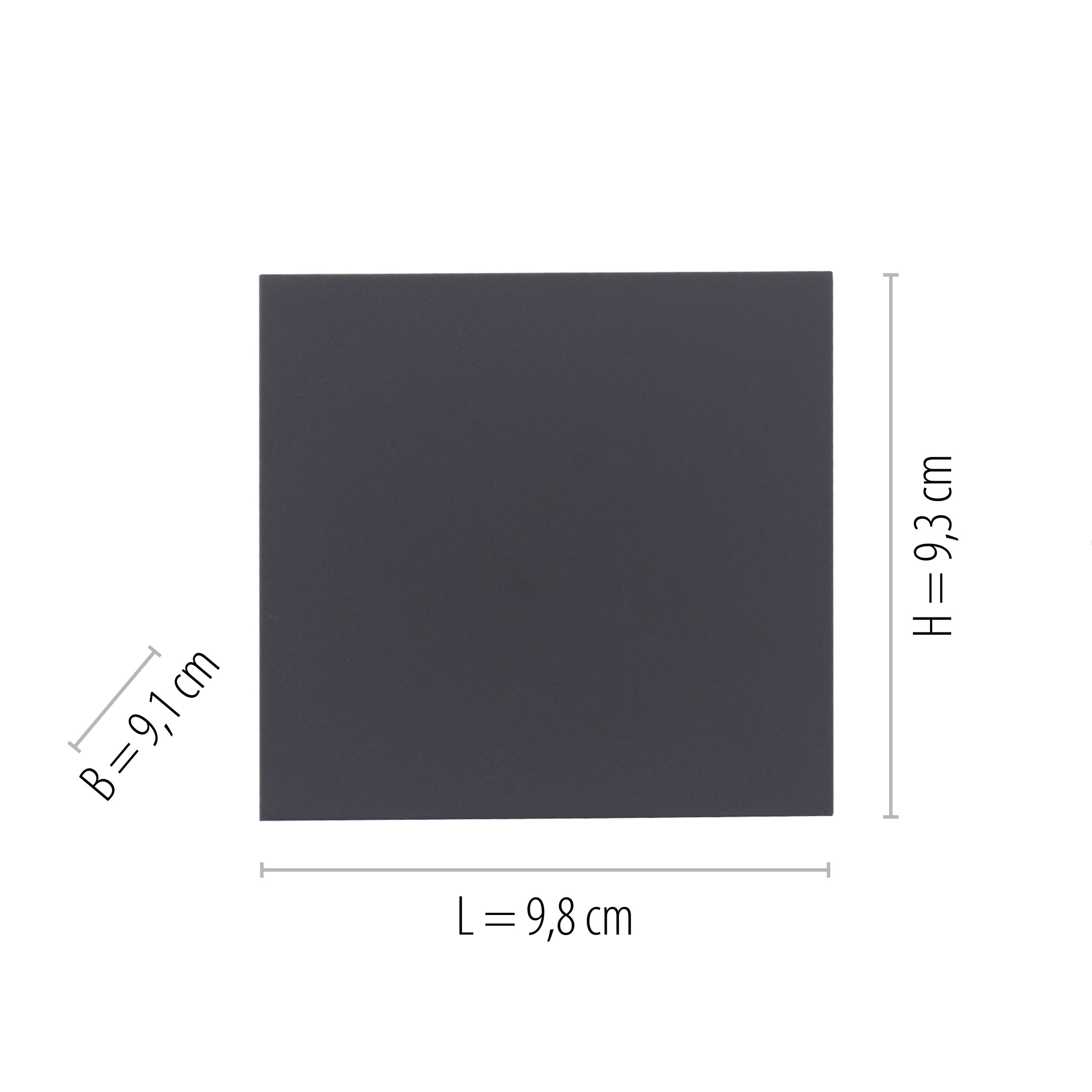 Paul Neuhaus LED Außen-Wandleuchte »BLOCK« LED-Board 1 Stk. Warmweiß IP54