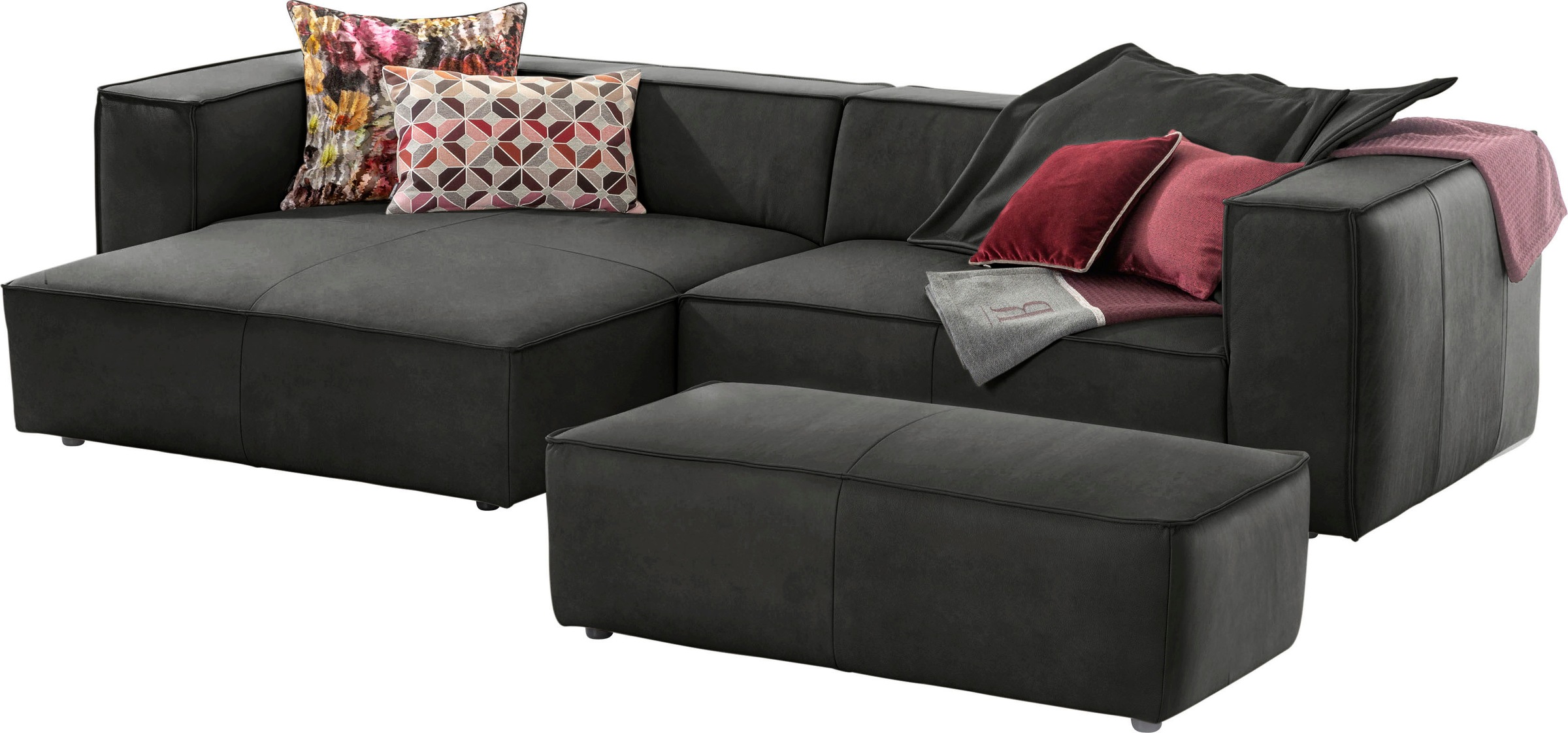 W.SCHILLIG Ecksofa »around-the-block, modern und elegant, bequem, L-Form«, günstig online kaufen