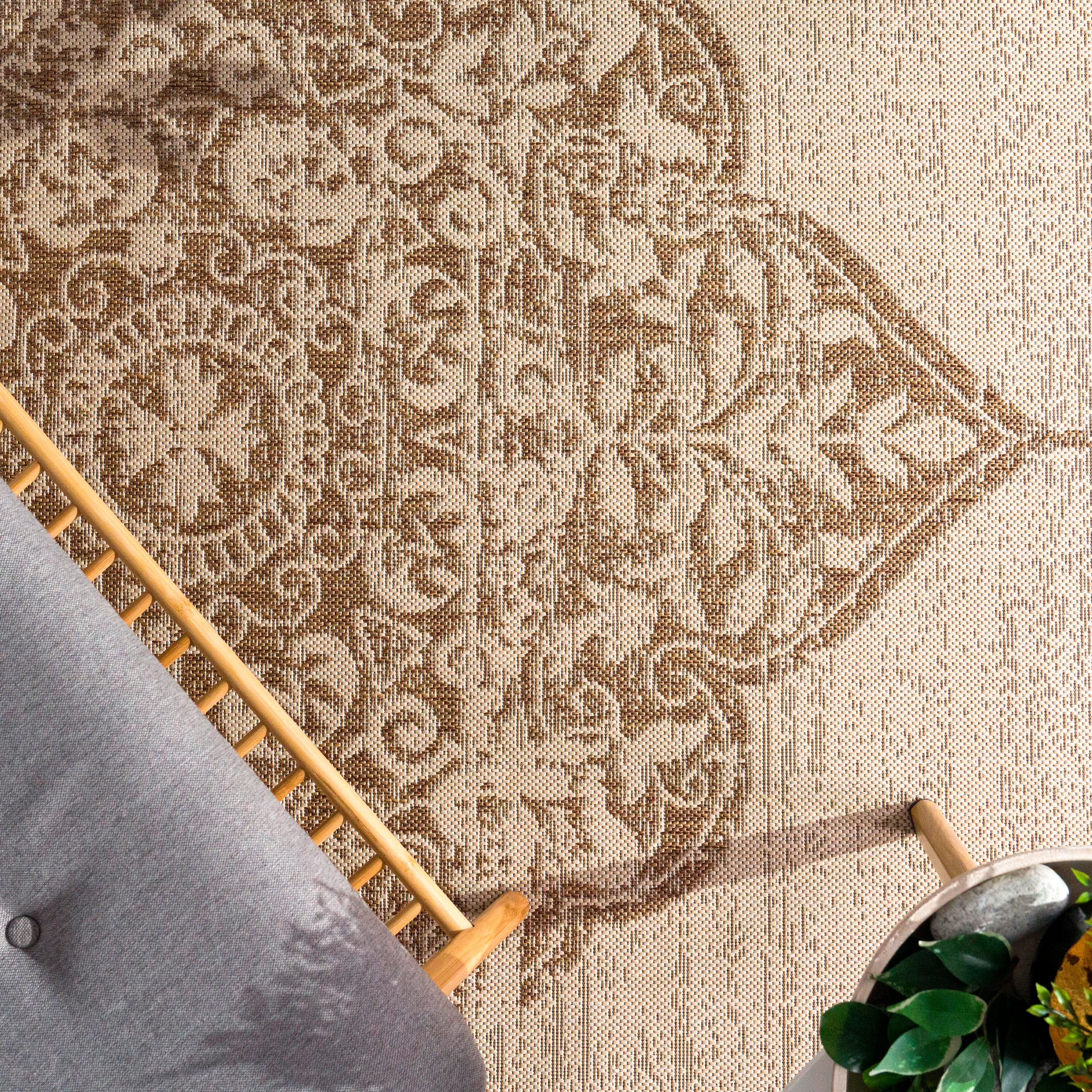 Paco Home Teppich »Coco Flachgewebe, Rechnung geeignet bestellen Outdoor In- auf 202«, rechteckig, Design, und Vintage