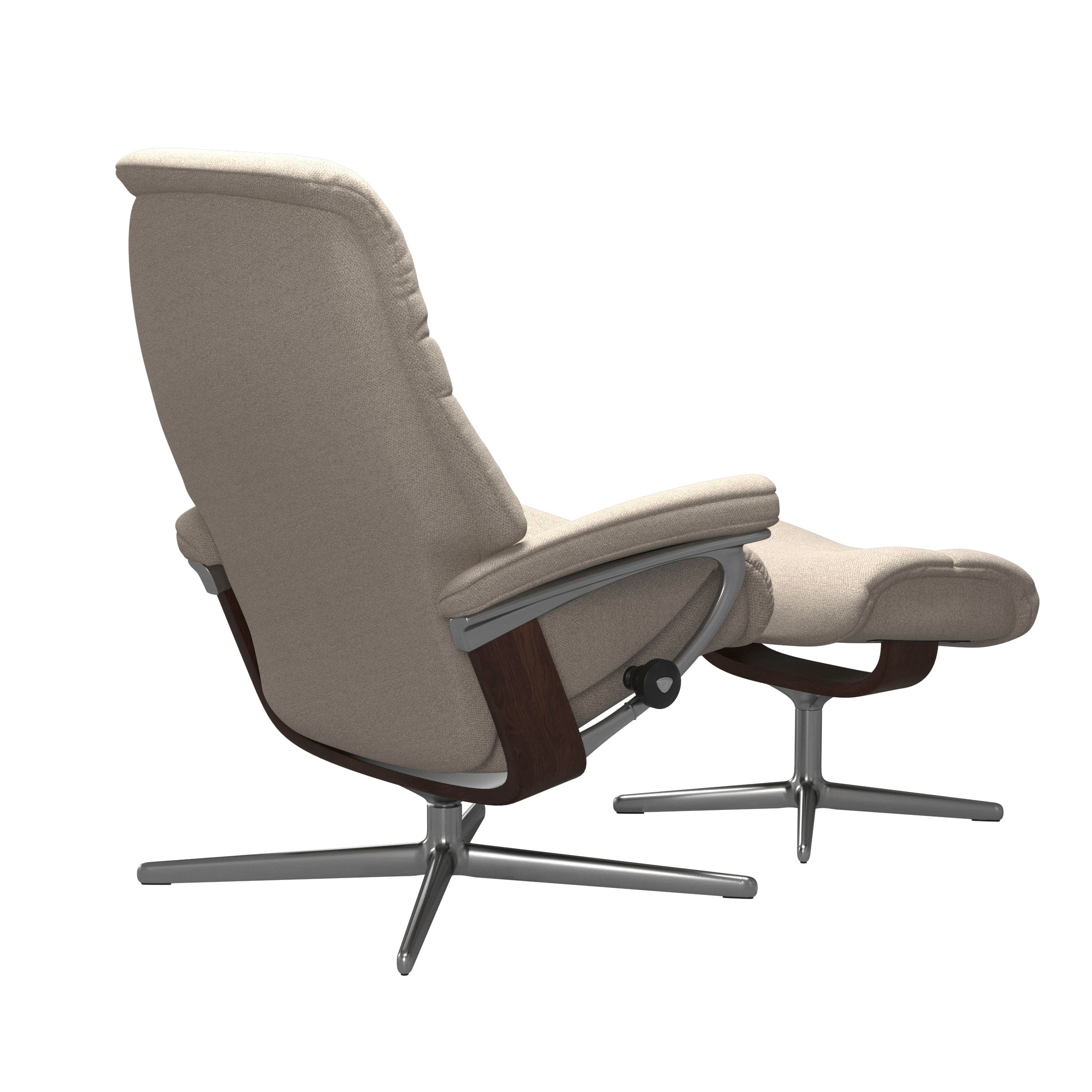 Stressless® Relaxsessel »Sunrise«, mit Cross Base, Größe S, M & L, Holzakzent Braun