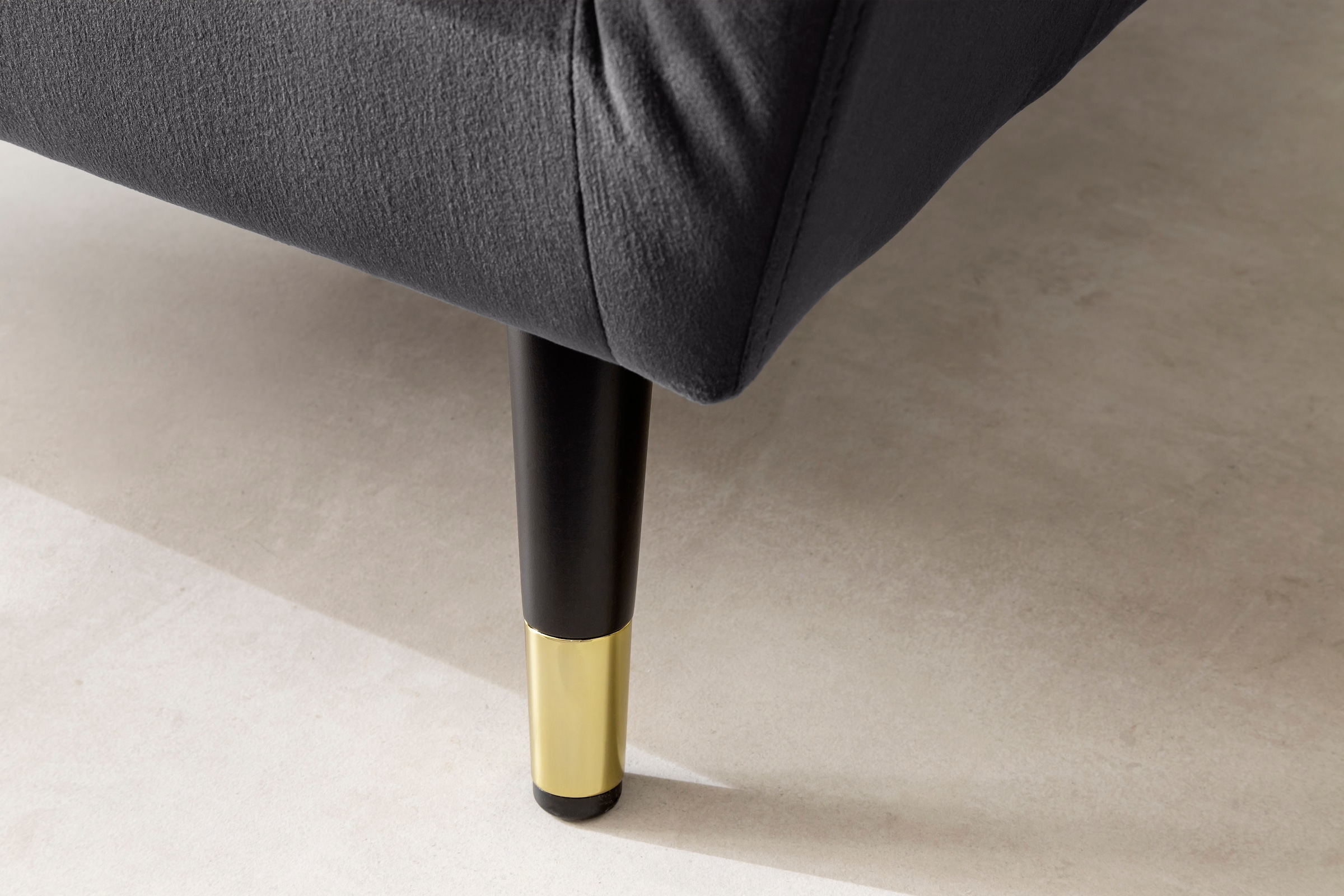 Trends by HG 3-Sitzer »Amira«, mit Strasssteinen und goldfarben Applikationen