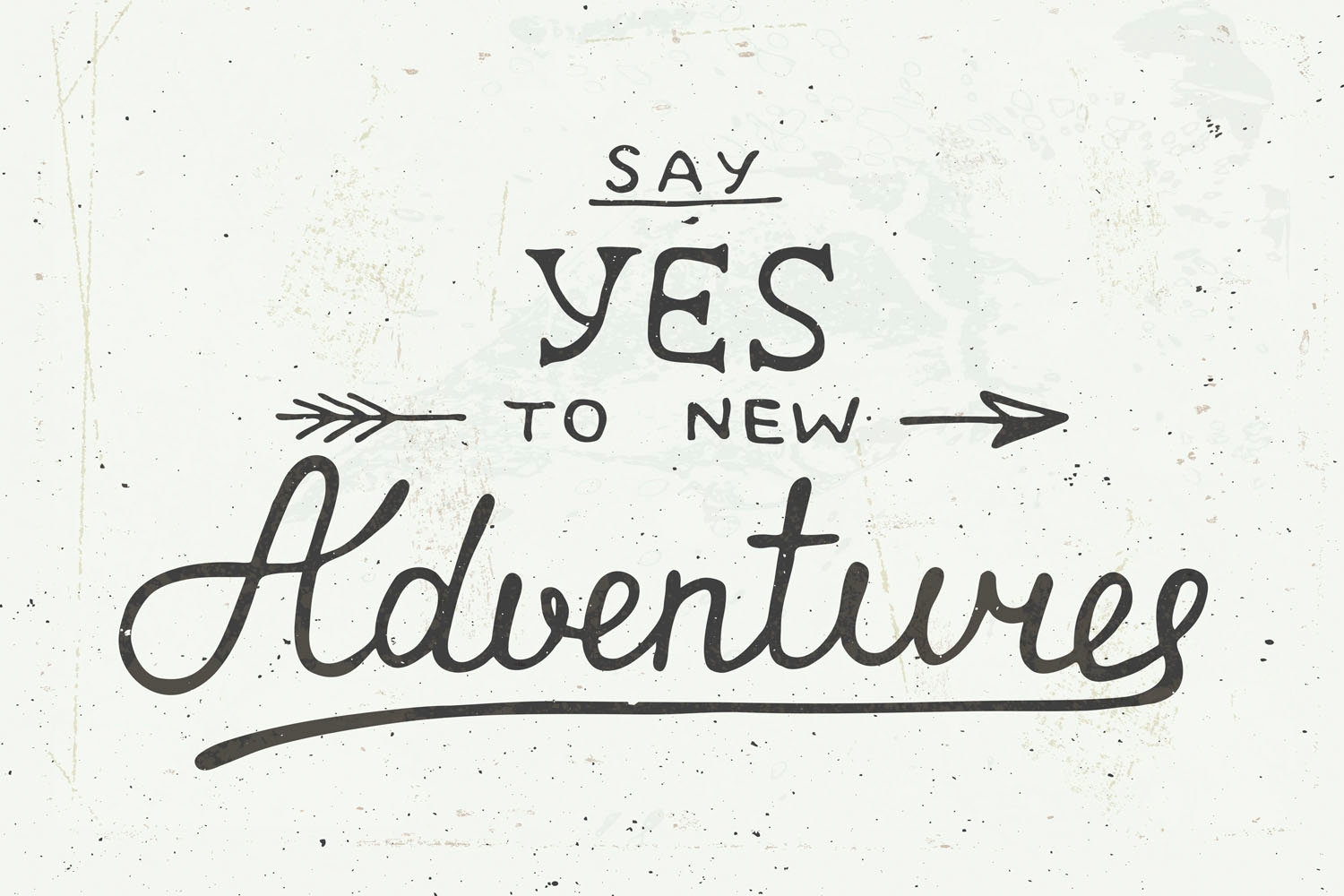 queence Metallbild »New Adventure«, Schriftzüge-Schriftzug-Sprüche-Sprüche & Texte-Motivationsbilder, (1 St.), Stahlschild, Blechschild, Spruch, Motivation